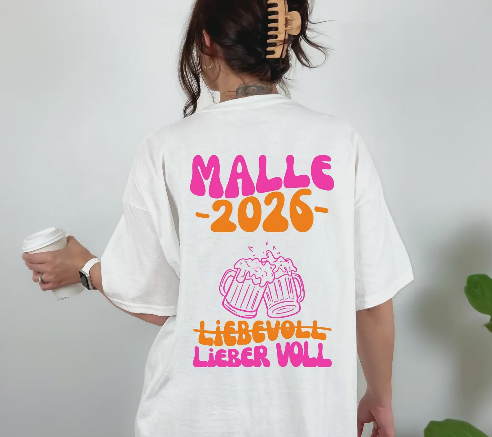 Malle Shirt, Backprint, Malle 2026, Malle Shirts, Malle T Shirt, personalisiert, Mallorca Shirts, Bier Shirt, Sauf T Shirt, Gruppenshirt