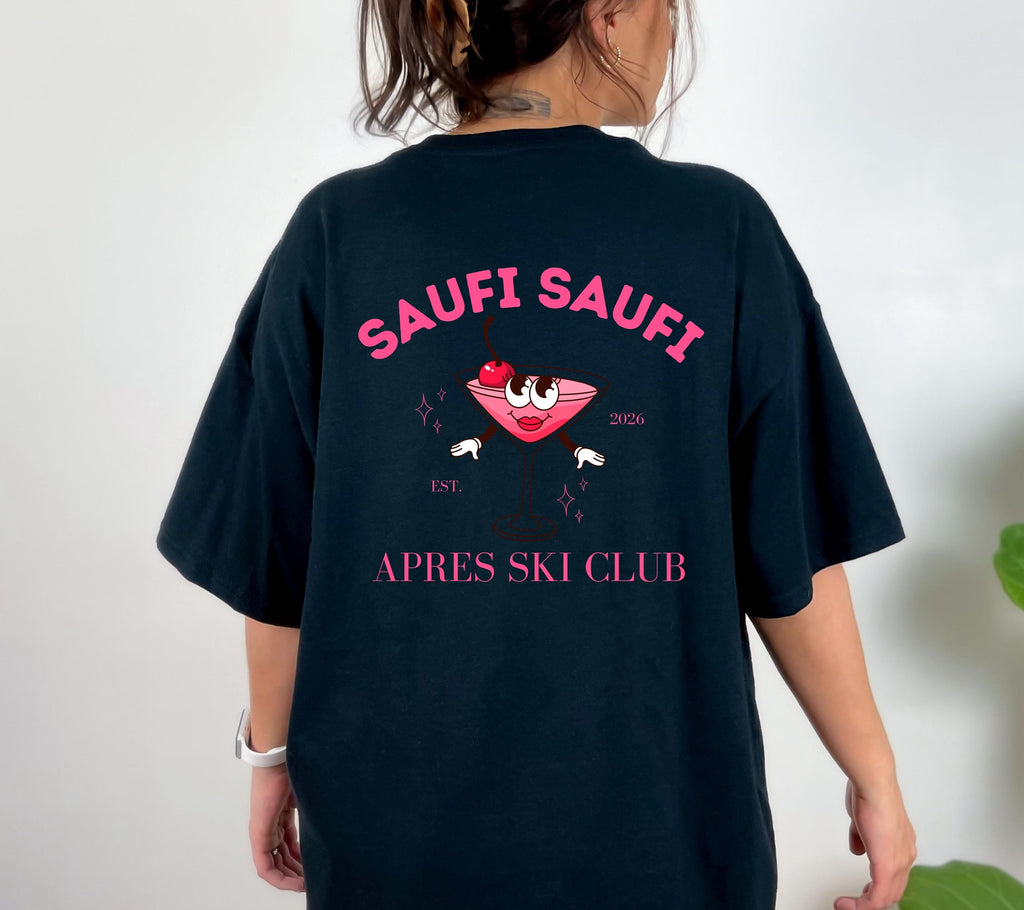 Apres Ski Shirt Unisex – Lustiges Ski TShirt Winterurlaub Skihütte – Après Ski Print Outfit Snowboard Party Bier - JGA Damen - Gruppenshirt