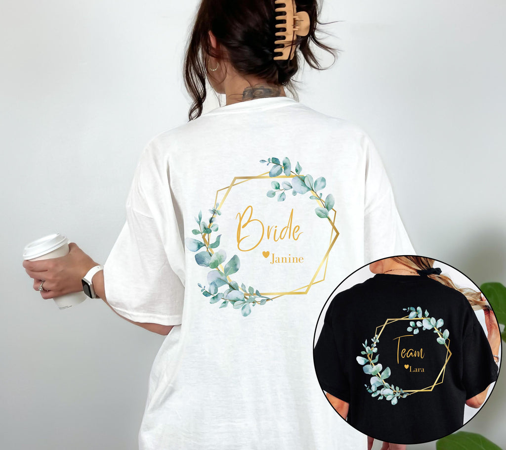 JGA Shirt, Junggesellenabschied Frau, JGA boho gold, Team Shirts, Braut Shirt, The Bride, JGA Frauen, Hochzeit, Accessoires, Geschenk Crew
