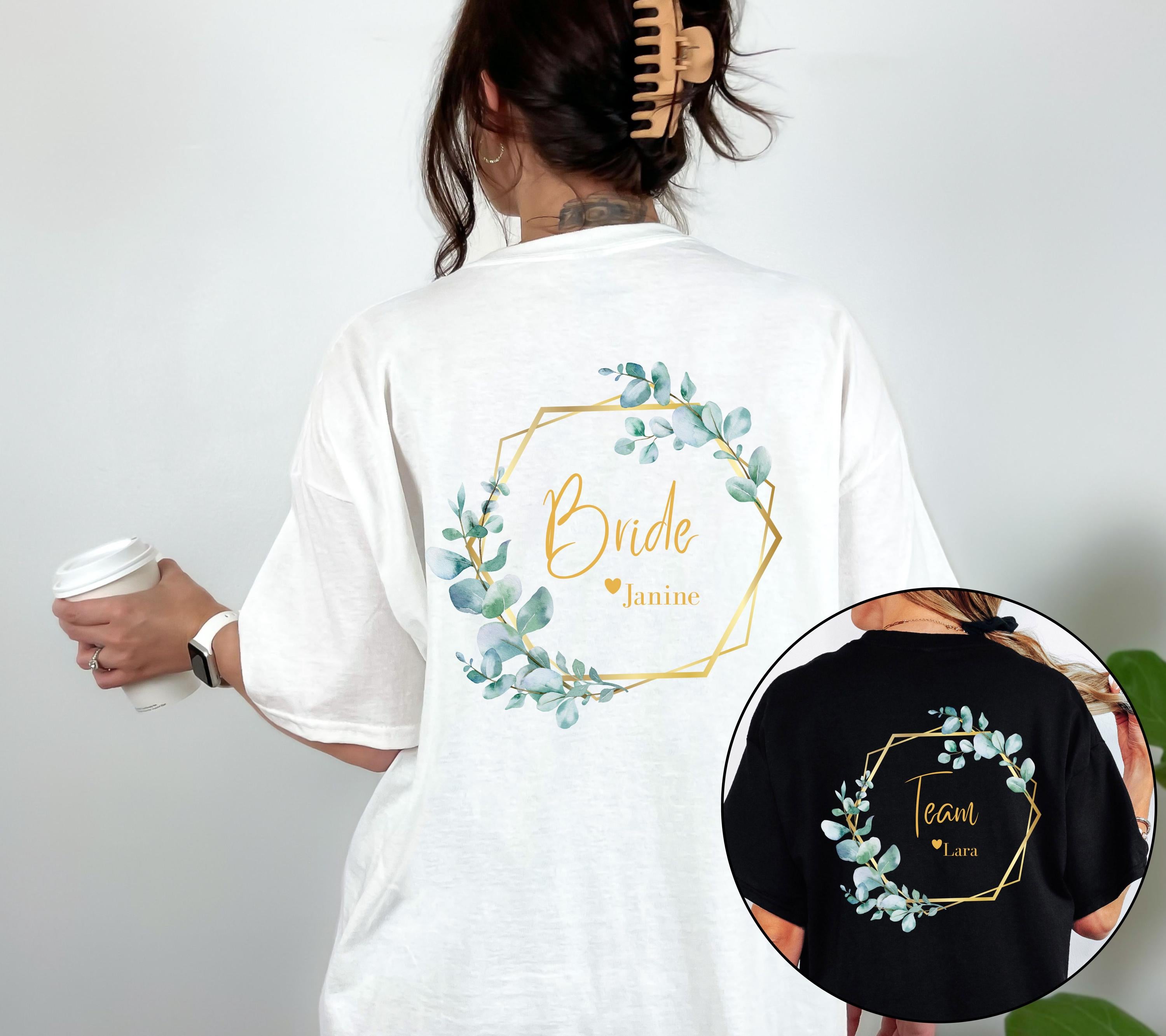 JGA Shirt, Junggesellenabschied Frau, JGA boho gold, Team Shirts, Braut Shirt, The Bride, JGA Frauen, Hochzeit, Accessoires, Geschenk Crew