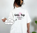 Malle Shirt, JGA Backprint, Ibiza, Barcelona Shirts, Girls Trip, personalisiert, Mallorca, Sauf T Shirt, Gruppenshirt Frauen, Palmen, Mädels
