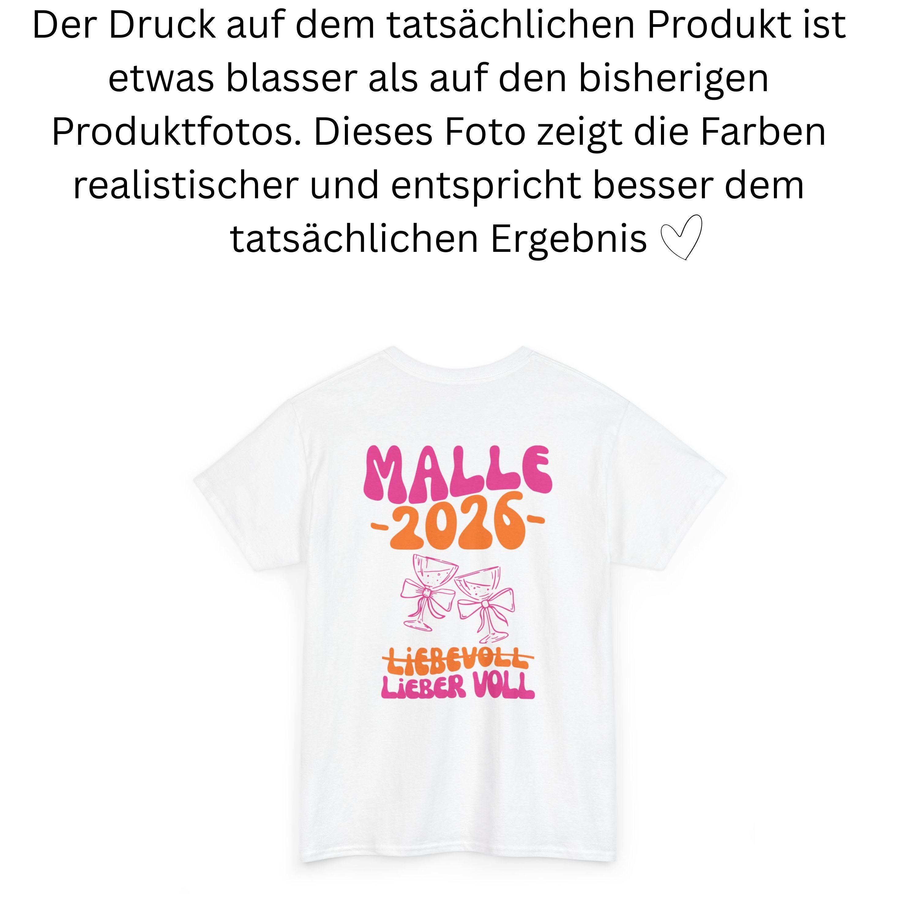 Malle Shirt, Backprint, Malle 2026, Malle Shirts, Malle T Shirt, personalisiert, Mallorca Shirts, Sekt Shirt, Sauf T Shirt, Gruppenshirt