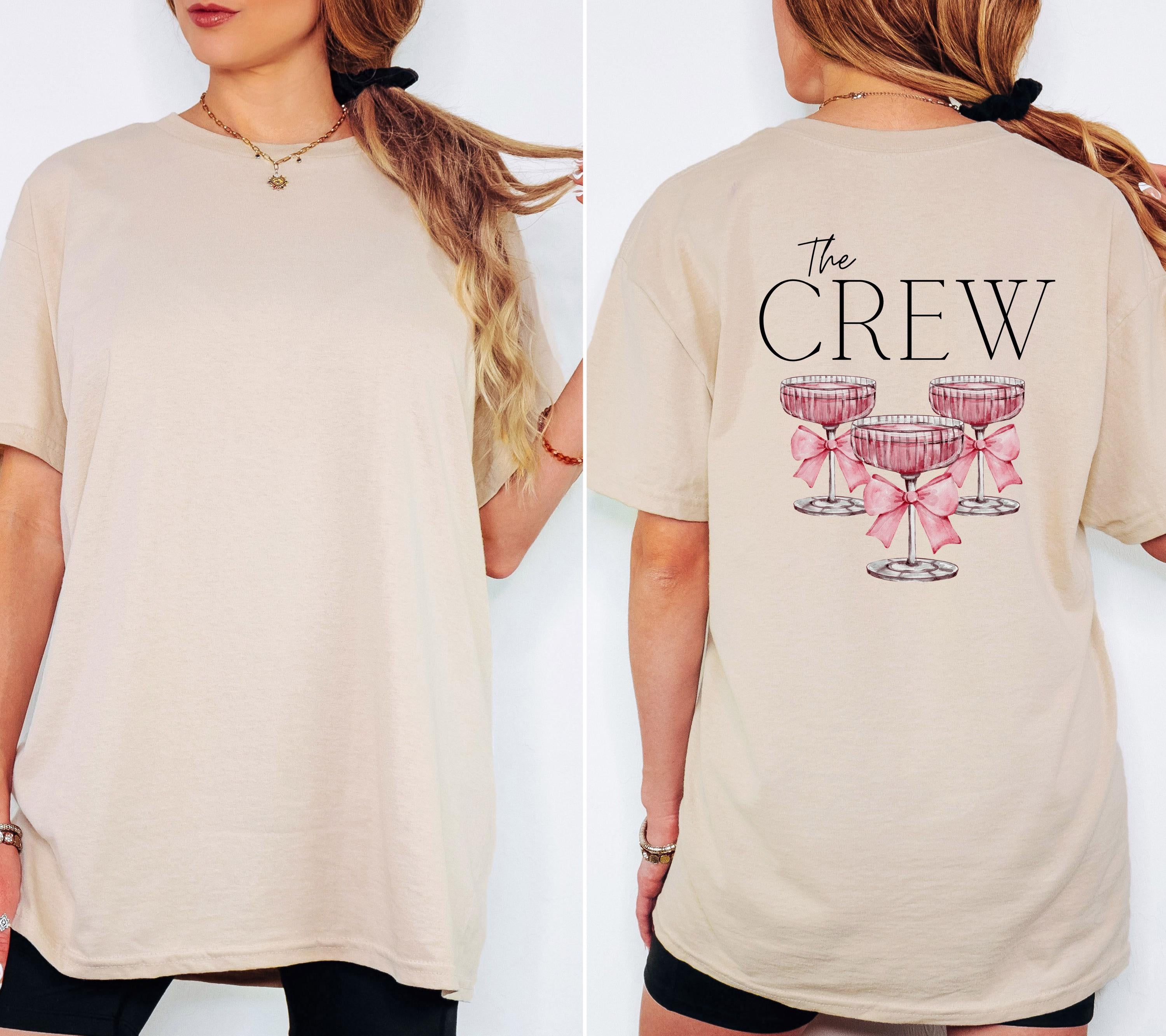 JGA Shirt, Junggesellenabschied Shirts, Backprint, Team Bride, Braut Shirt , JGA Frauen, Gruppenshirt, Hochzeit, rosa minimalistisch Damen