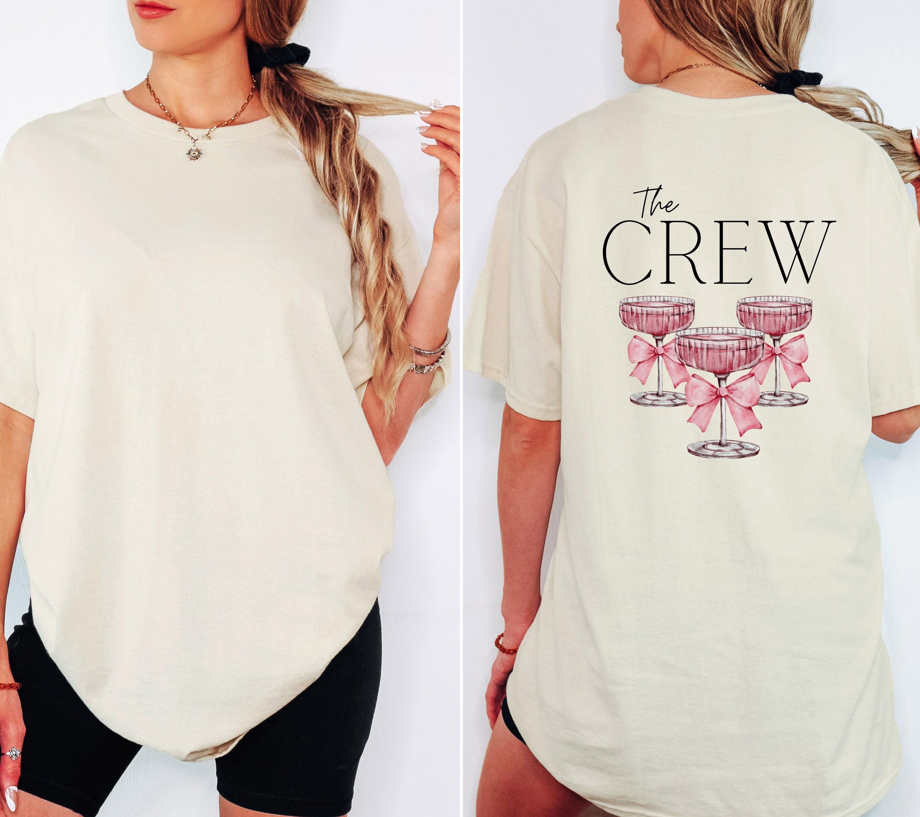 JGA Shirt, Junggesellenabschied Shirts, Backprint, Team Bride, Braut Shirt , JGA Frauen, Gruppenshirt, Hochzeit, rosa minimalistisch Damen