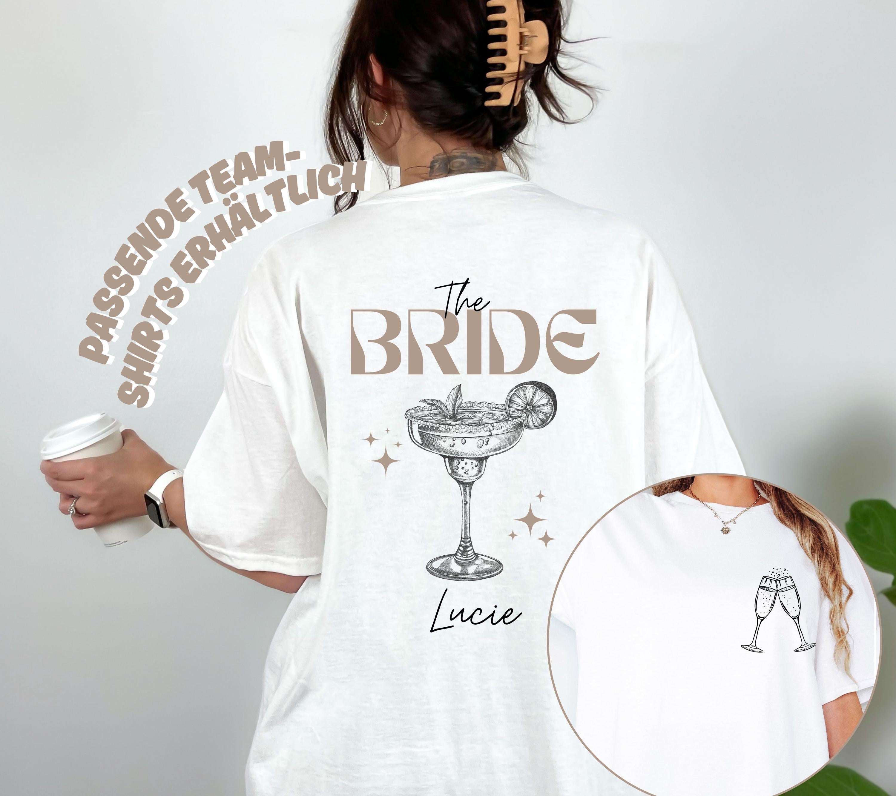 JGA Shirt 2026, Junggesellinnenabschied Shirts, personalisiert, Braut, Team Shirts, Bride Shirt, JGA Frauen, Gruppen T Shirt, Crew, Damen