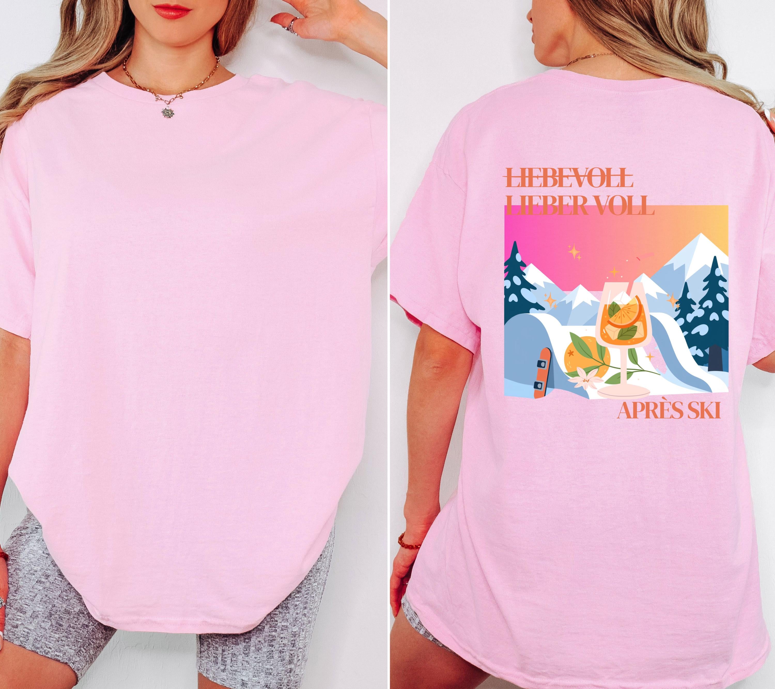 Apres Ski Shirt Unisex – Lustiges Ski TShirt Winterurlaub Skihütte – Après Ski Print Outfit Snowboard Party Bier - JGA Damen - Gruppenshirt