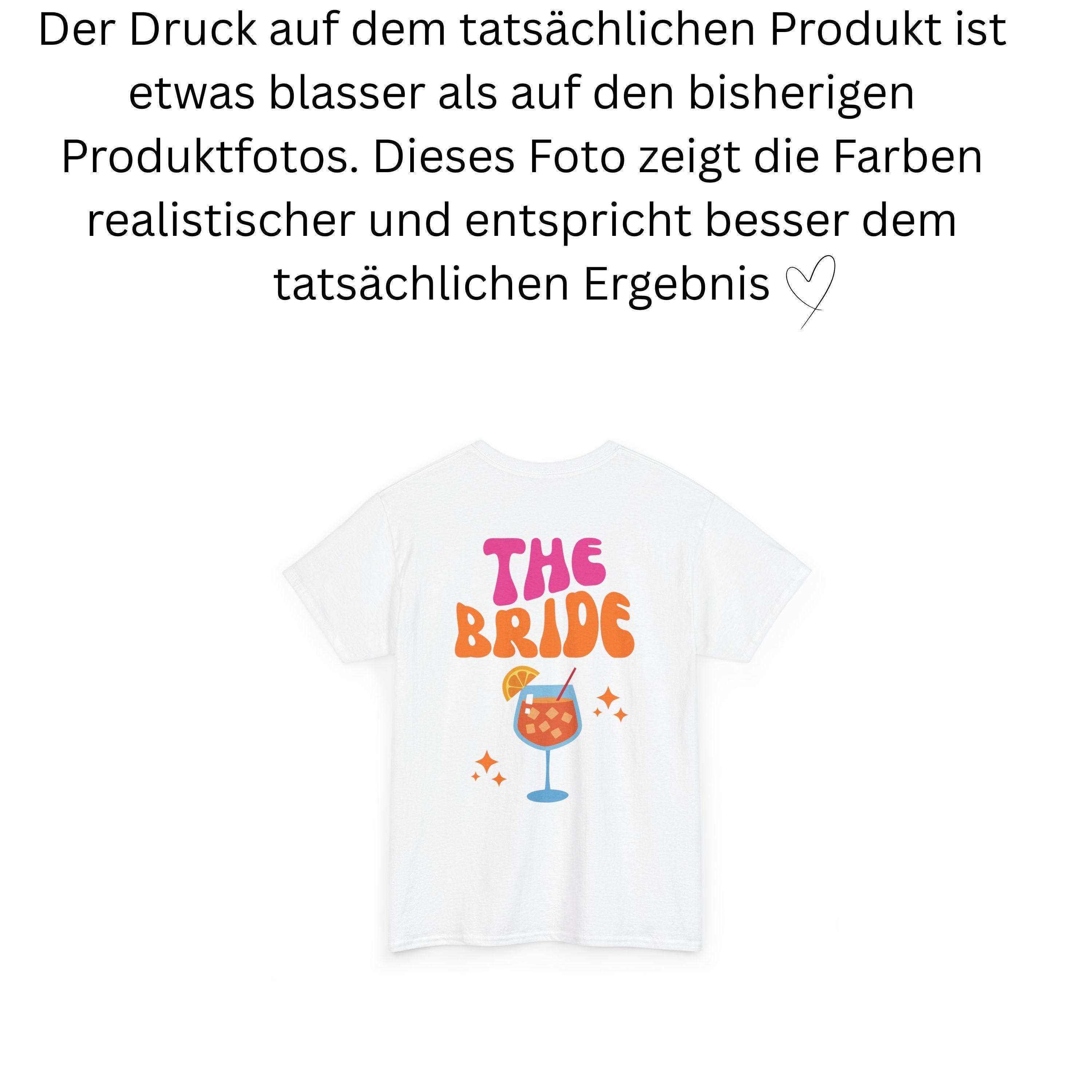 JGA T-Shirt, Junggesellinnenabschied Shirts, JGA pink orange, Backprint, Team, Braut Shirt, Spritz, JGA Frauen, Gruppen T Shirt, Hochzeit
