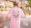 JGA Shirt, Junggesellenabschied Shirts, Backprint, Team Bride, Braut Shirt , JGA Frauen, Gruppenshirt, Hochzeit, rosa minimalistisch Damen