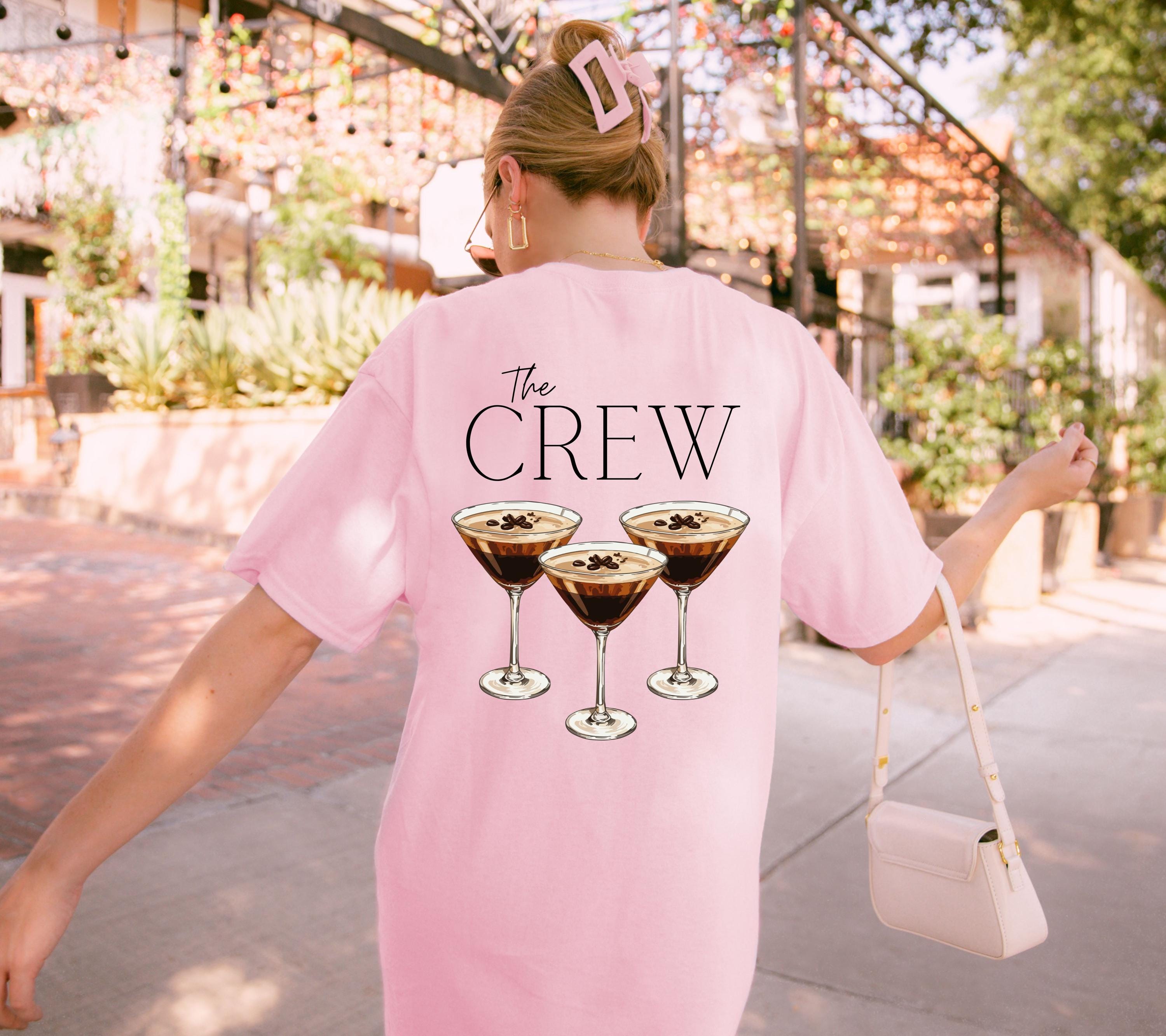 JGA Shirt Espresso Martini, Junggesellenabschied Shirts, Backprint, Team Bride, Braut Shirt , JGA Frauen, Gruppenshirt, Hochzeit, Damen