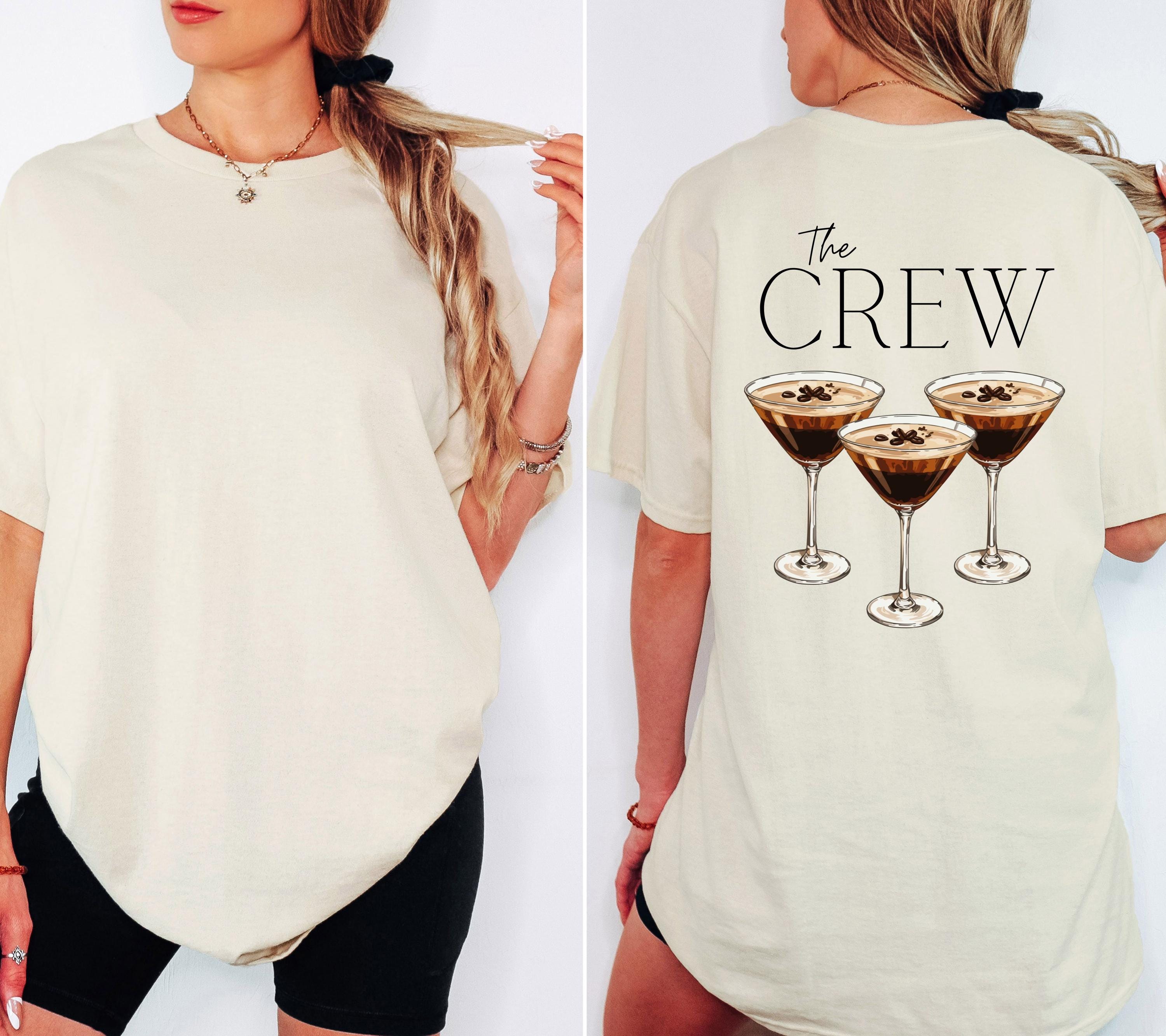 JGA Shirt Espresso Martini, Junggesellenabschied Shirts, Backprint, Team Bride, Braut Shirt , JGA Frauen, Gruppenshirt, Hochzeit, Damen