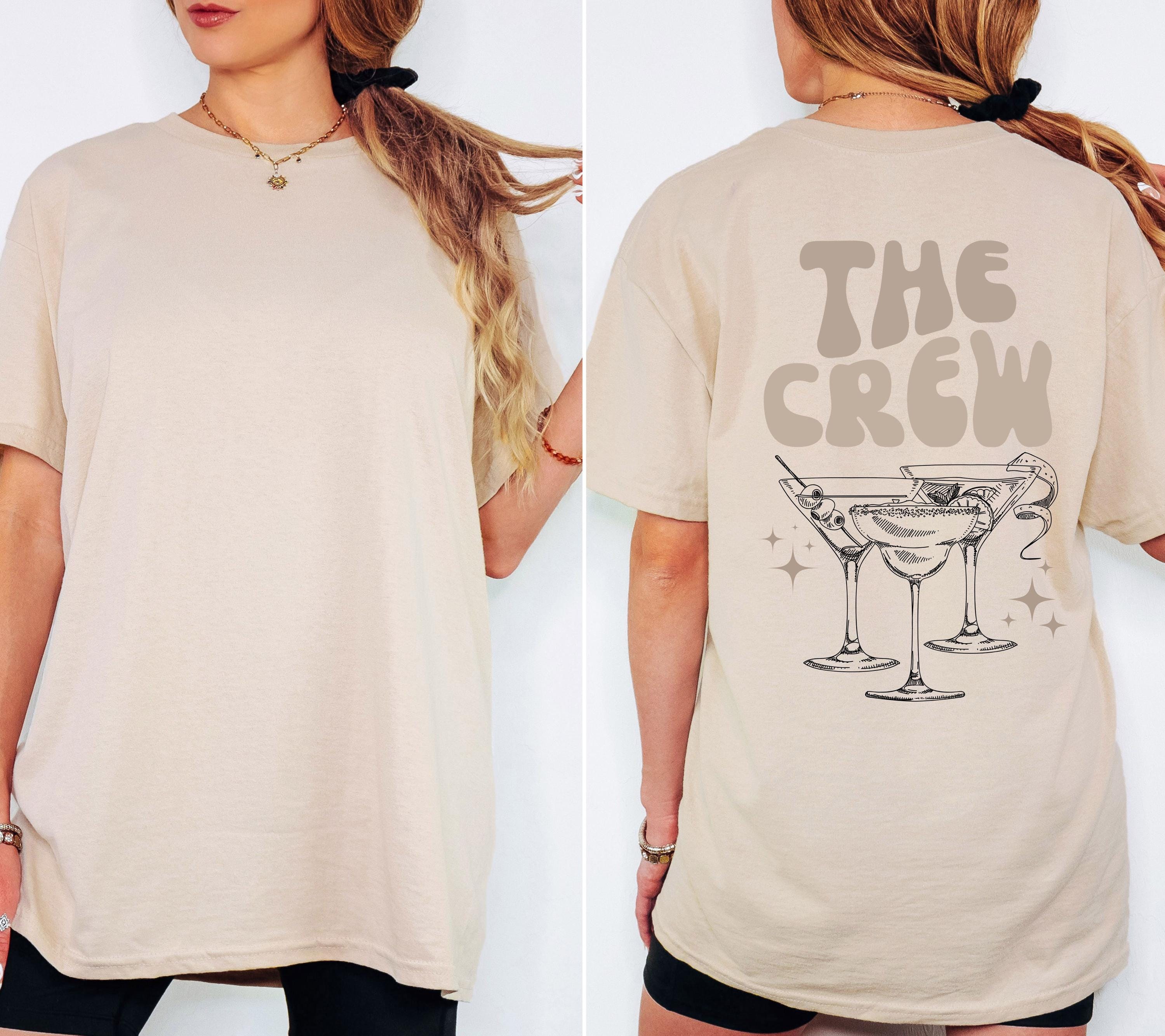 JGA Shirt, Junggesellenabschied Shirts, Bride, Party, Braut, Team T Shirt, Braut Shirt, JGA Frauen, Gruppen T Shirt, Backprint, Crew, Beige