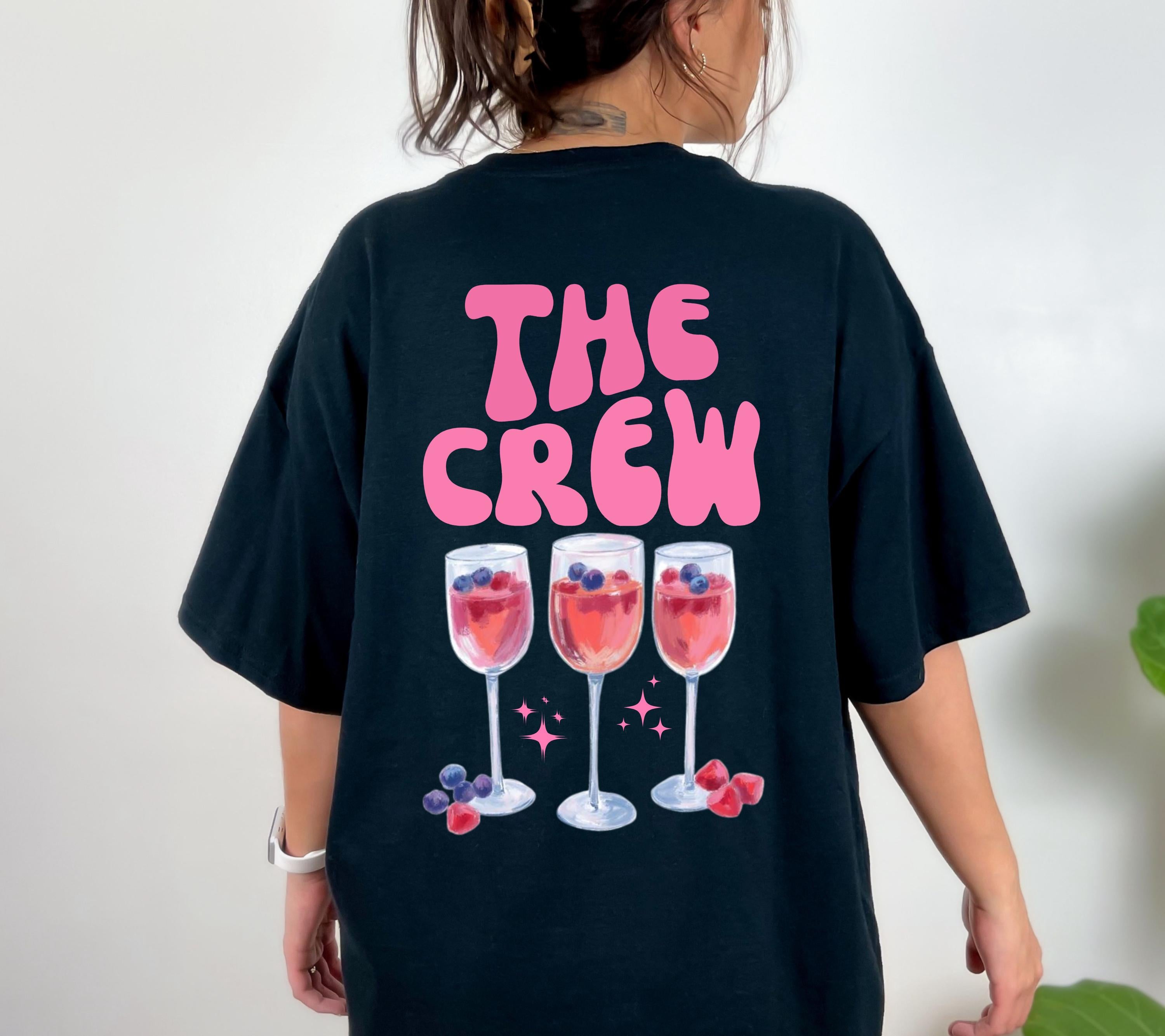JGA Shirt Wildberry, Junggesellenenabschied Shirts, JGA Spritz, Bride, Team, Braut Shirt mit Name, JGA Frauen, Gruppen Shirt Hochzeit, Rosa