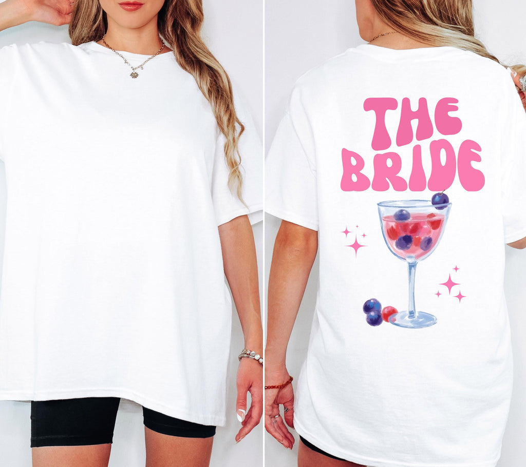 JGA Shirt Wildberry, Junggesellenenabschied Shirts, JGA Spritz, Bride, Team, Braut Shirt mit Name, JGA Frauen, Gruppen Shirt Hochzeit, Rosa