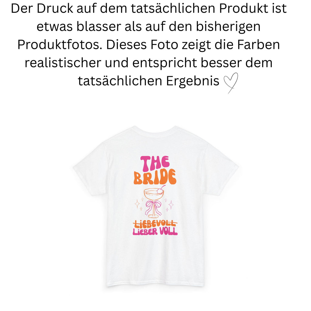 JGA T Shirt Backprint, Junggesellenenabschied Shirts, JGA pink orange, Bride, Team, Braut Shirt mit Name, JGA Frauen, Gruppen Shirt Hochzeit
