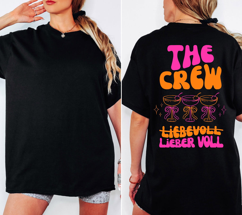 JGA T Shirt Backprint, Junggesellenenabschied Shirts, JGA pink orange, Bride, Team, Braut Shirt mit Name, JGA Frauen, Gruppen Shirt Hochzeit