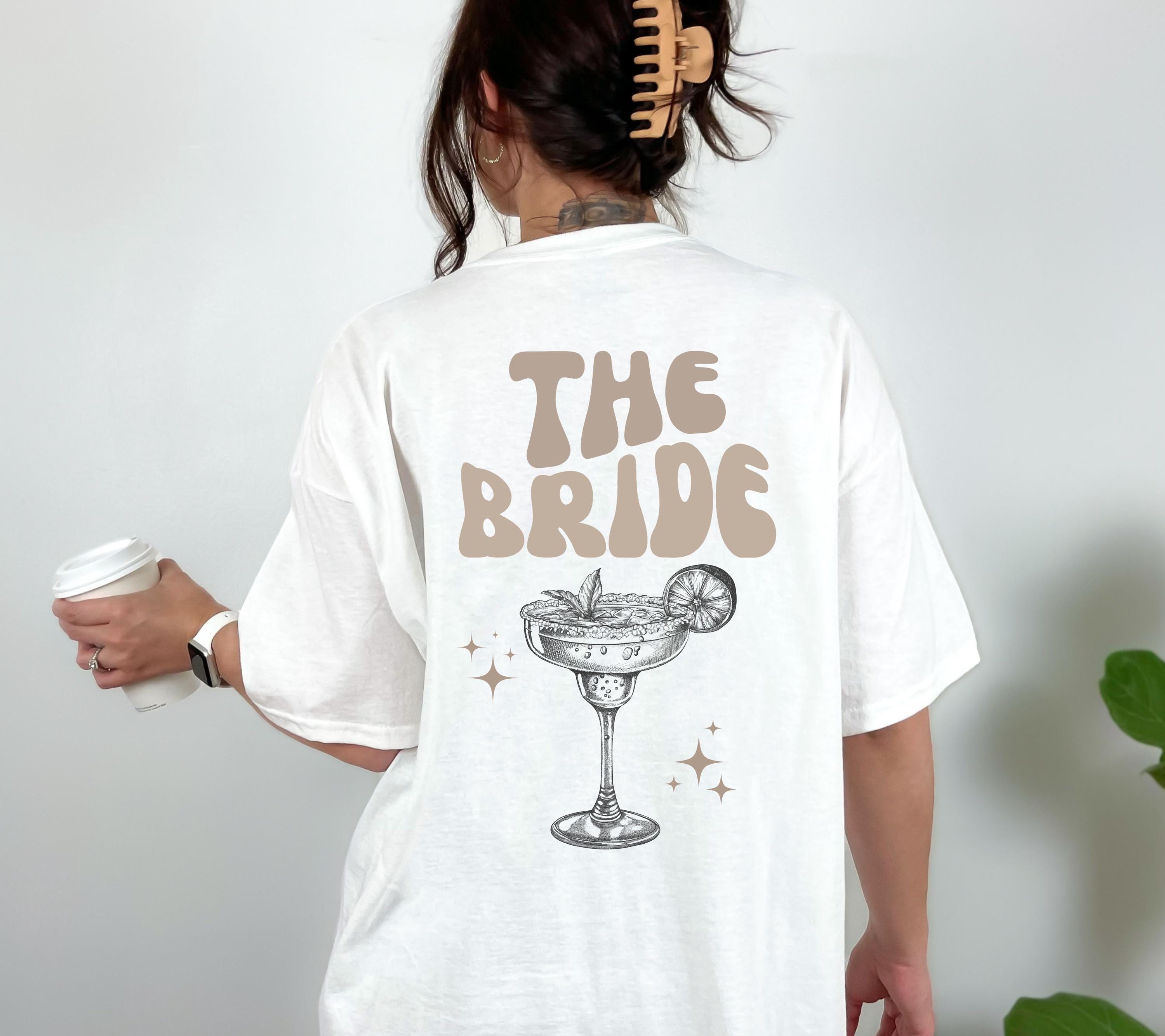 JGA Shirt, Junggesellenabschied Shirts, Bride, Party, Braut, Team T Shirt, Braut Shirt, JGA Frauen, Gruppen T Shirt, Backprint, Crew, Beige