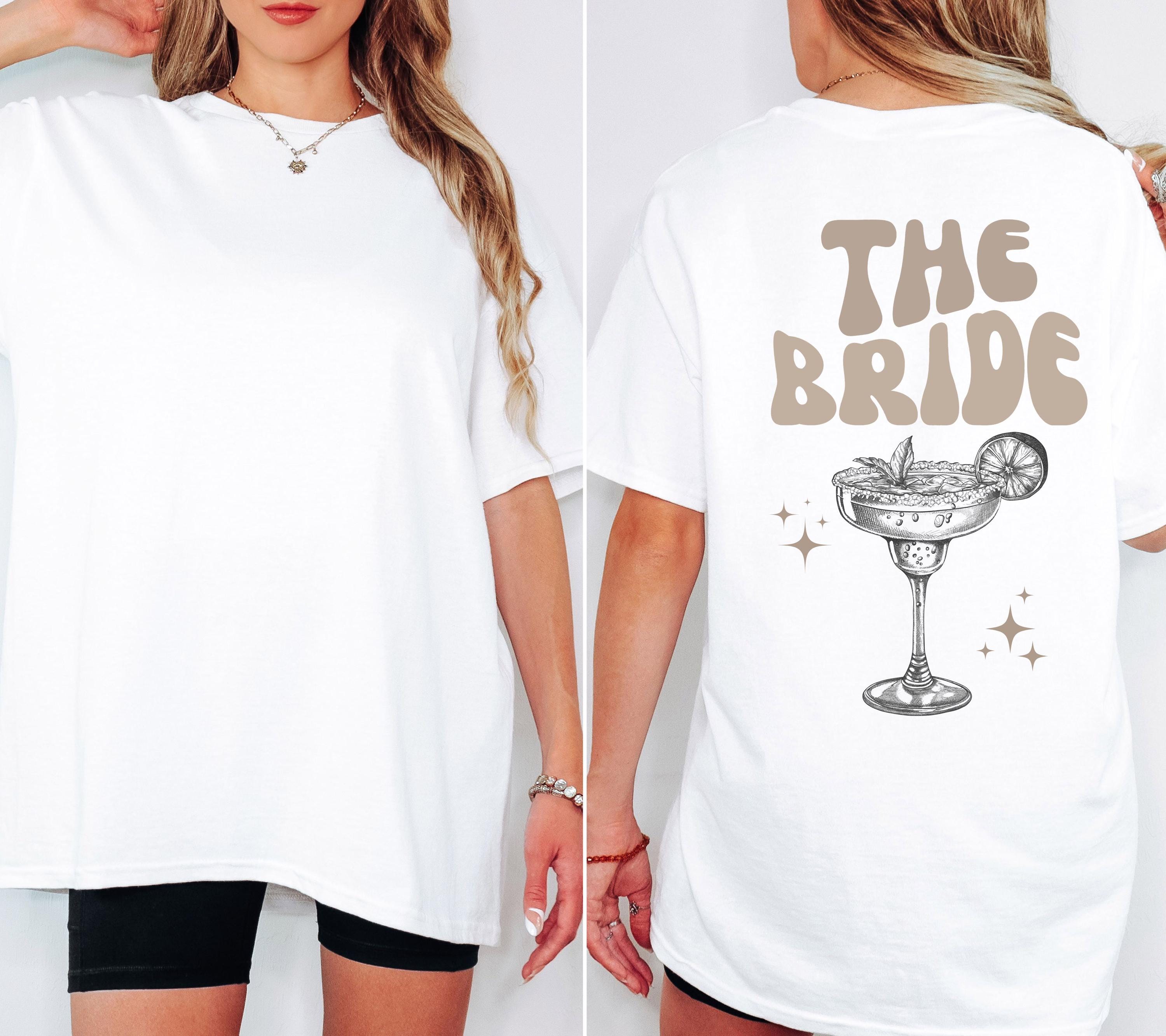 JGA Shirt, Junggesellenabschied Shirts, Bride, Party, Braut, Team T Shirt, Braut Shirt, JGA Frauen, Gruppen T Shirt, Backprint, Crew, Beige
