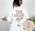 JGA Shirt, Junggesellenabschied Shirts, Bride, Party, Braut, Team T Shirt, Braut Shirt, JGA Frauen, Gruppen T Shirt, Backprint, Crew, Beige