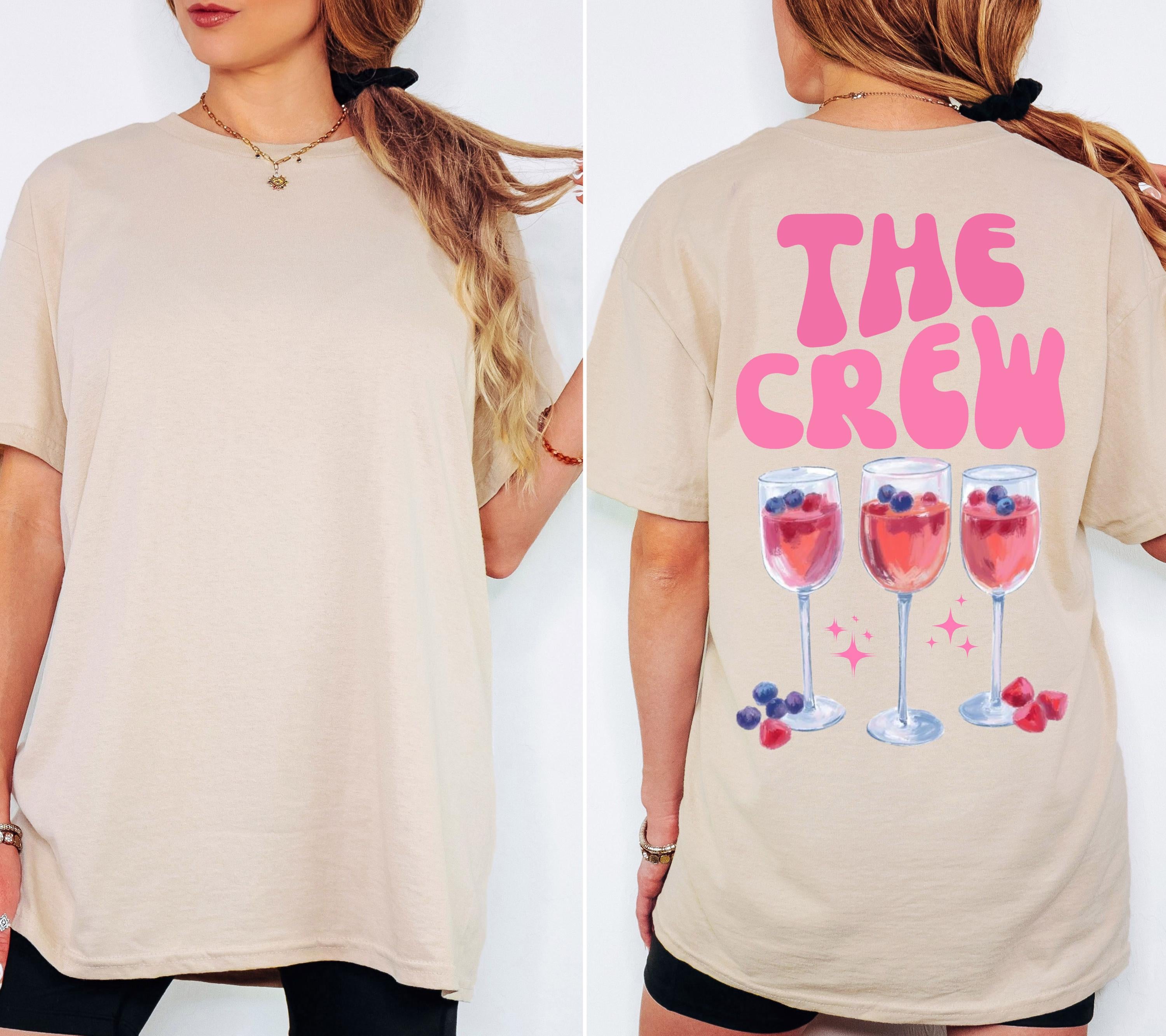 JGA Shirt Wildberry, Junggesellenenabschied Shirts, JGA Spritz, Bride, Team, Braut Shirt mit Name, JGA Frauen, Gruppen Shirt Hochzeit, Rosa