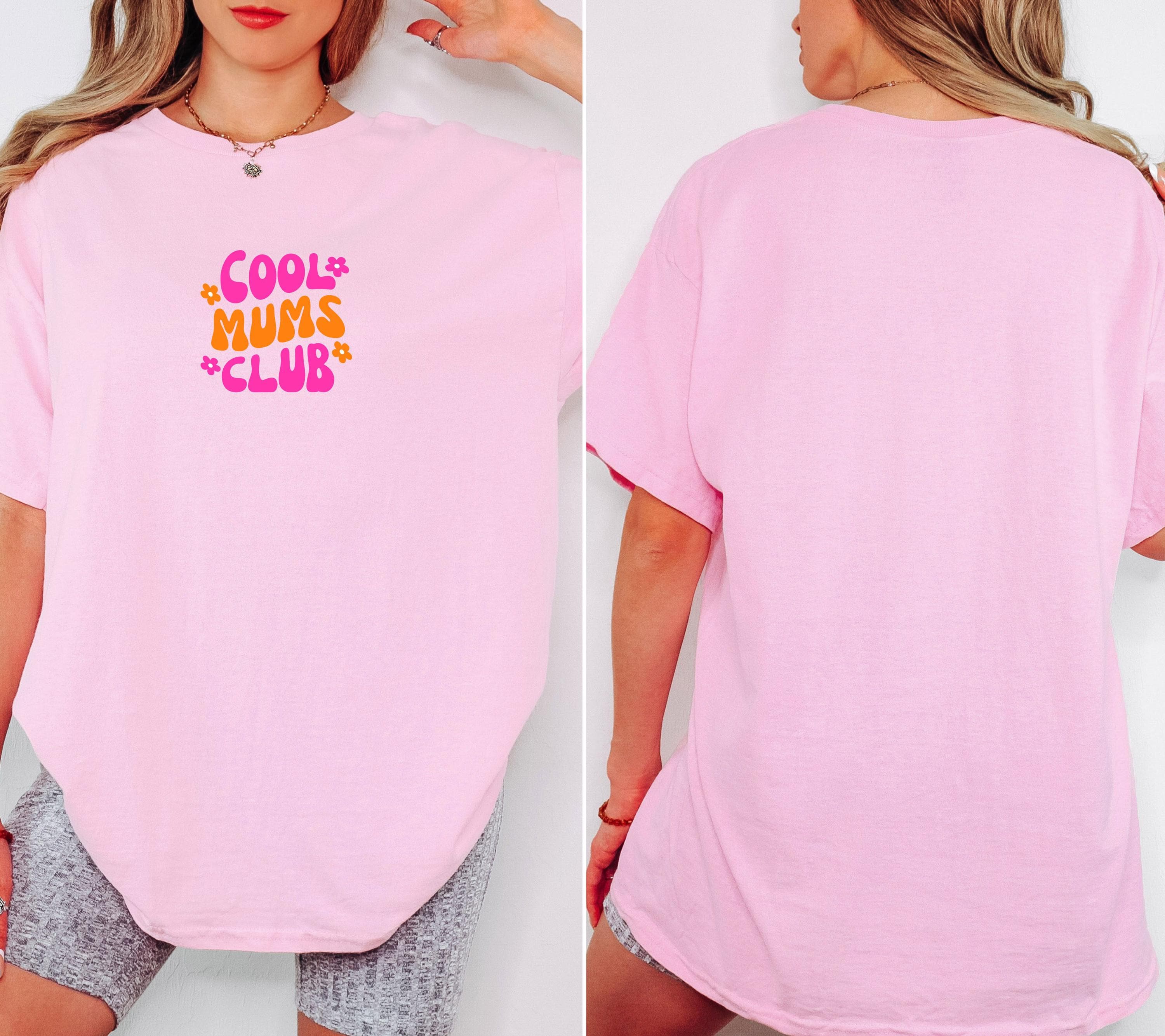 Mama Shirt, Muttertag Shirt, pink orange, Geschenk Mama, Muttertagsgeschenk, Cool Moms Club, Mutti, Mutter, Geschenkidee, T Shirt Mama rosa