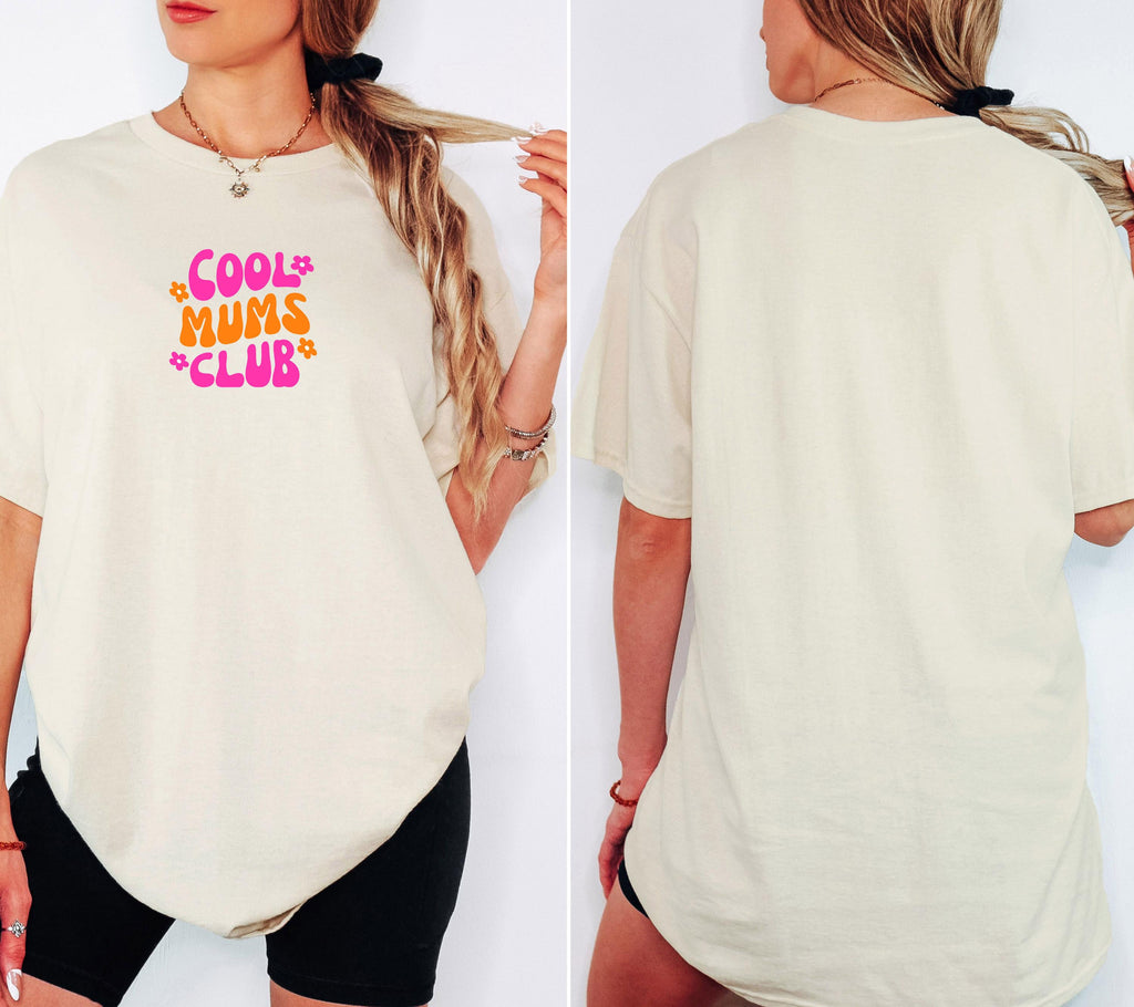Mama Shirt, Muttertag Shirt, pink orange, Geschenk Mama, Muttertagsgeschenk, Cool Moms Club, Mutti, Mutter, Geschenkidee, T Shirt Mama rosa