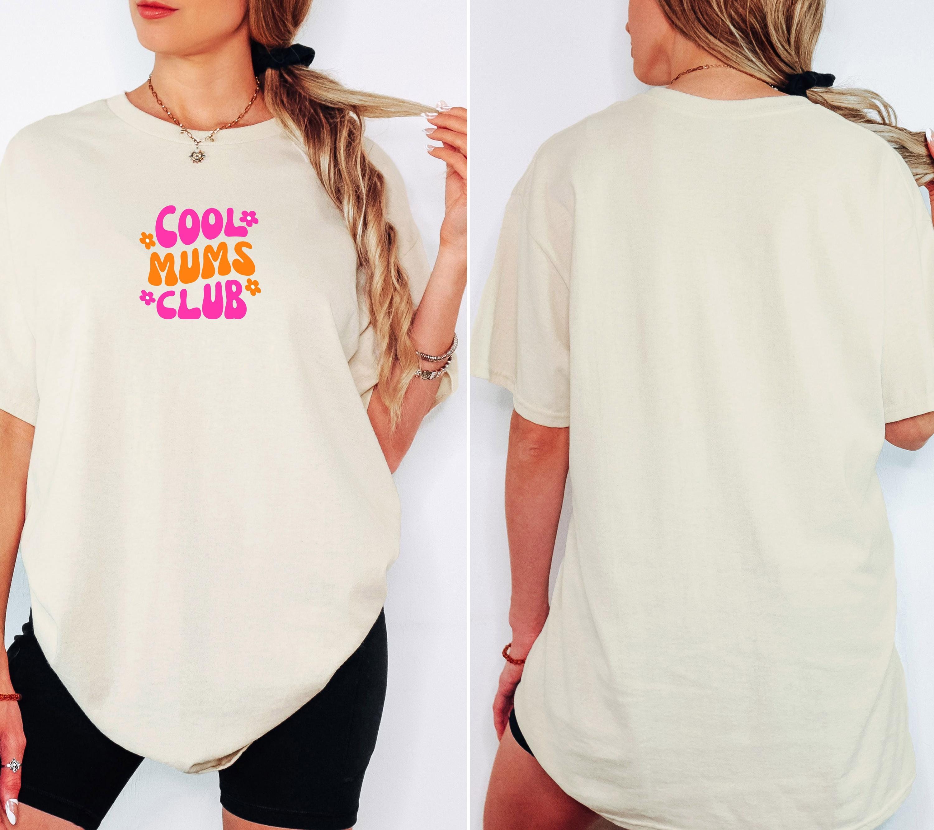 Mama Shirt, Muttertag Shirt, pink orange, Geschenk Mama, Muttertagsgeschenk, Cool Moms Club, Mutti, Mutter, Geschenkidee, T Shirt Mama rosa