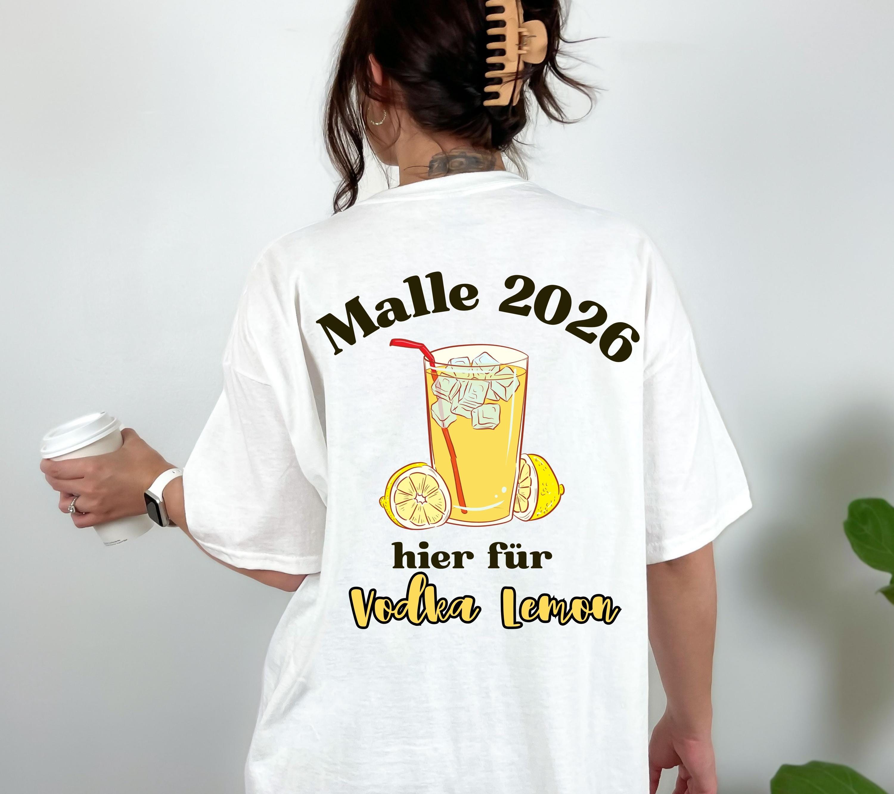 Malle Shirt Unisex, Backprint, Malle 2026, Malle Shirts, Mallorca Shirts, Bier Shirt, Sauf T Shirt, Gruppenshirt, Herren, Frauen, Männer