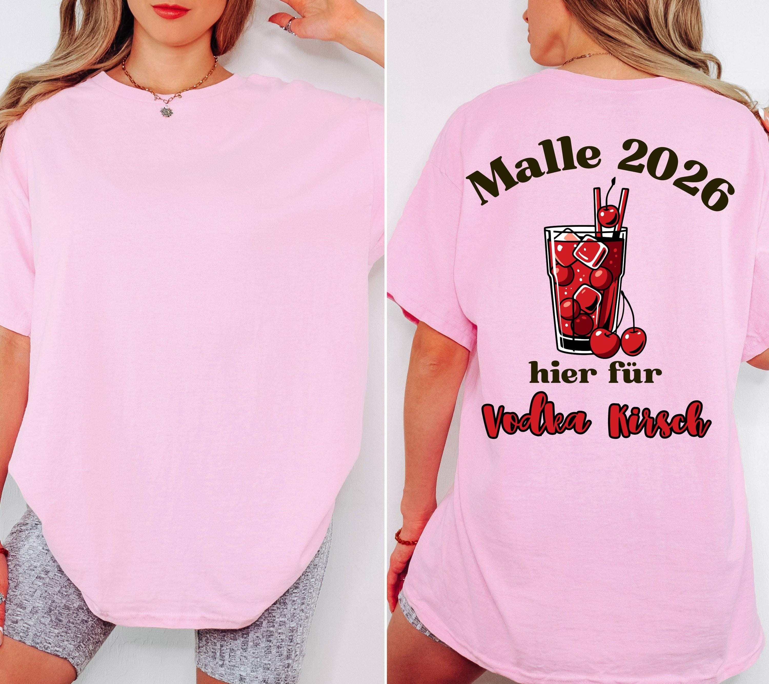 Malle Shirt Unisex, Backprint, Malle 2026, Malle Shirts, Mallorca Shirts, Bier Shirt, Sauf T Shirt, Gruppenshirt, Herren, Frauen, Männer