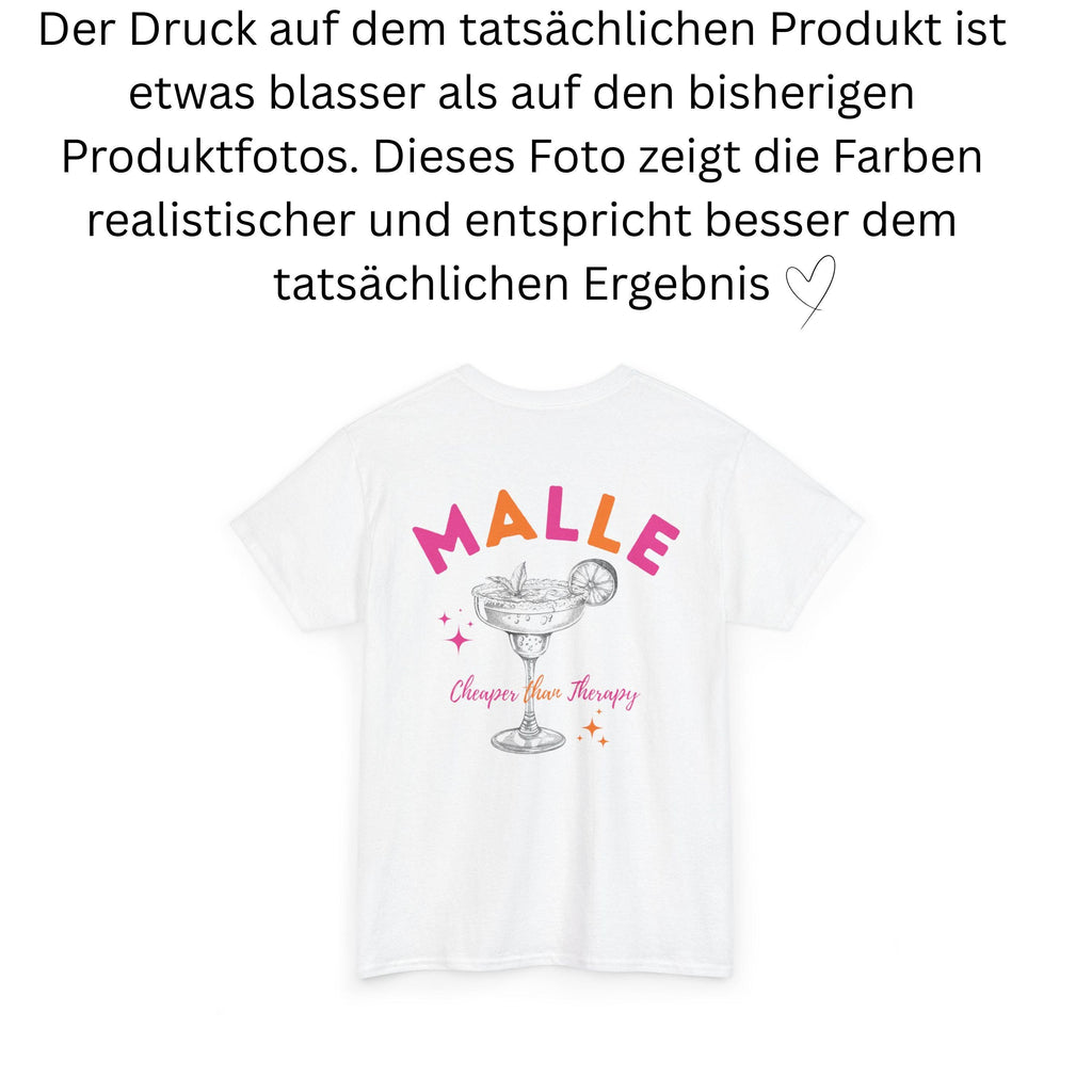 Mallorca T Shirts, Malle Shirt pink orange, Backprint, Malle 2026, Malle T Shirt, personalisiert, Bier Shirt, Sauf T Shirt, Gruppenshirt