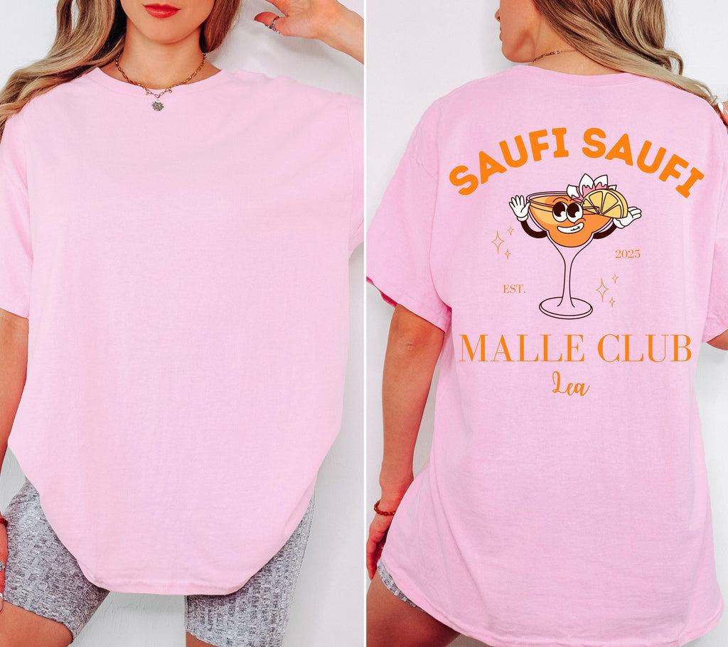 Malle Shirt, Backprint, Malle 2026, Malle Shirts, Malle TShirts, personalisiert, Mallorca t Shirts, Bier Shirt, Sauf T Shirt, Gruppenshirt