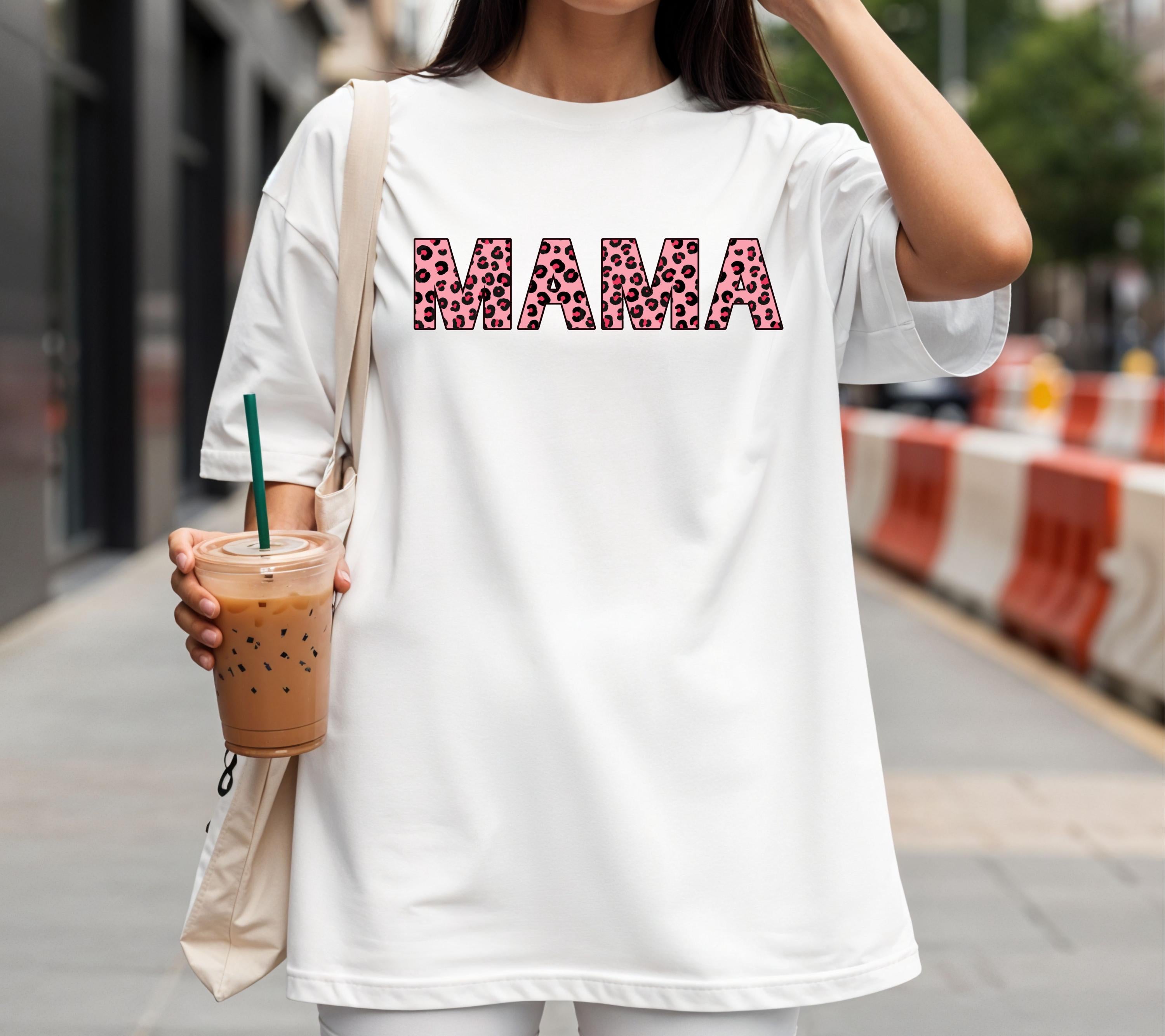 Mama Shirt Leo, Muttertag Shirt, pink, Geschenk Mama, Muttertagsgeschenk, Cool Moms Club, Mutti, Mutter, Geschenkidee, T Shirt Mama Leopard