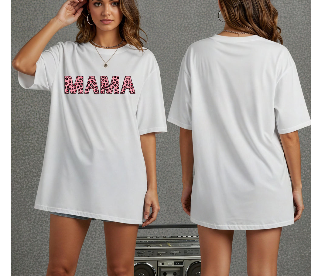 Mama Shirt Leo, Muttertag Shirt, pink, Geschenk Mama, Muttertagsgeschenk, Cool Moms Club, Mutti, Mutter, Geschenkidee, T Shirt Mama Leopard