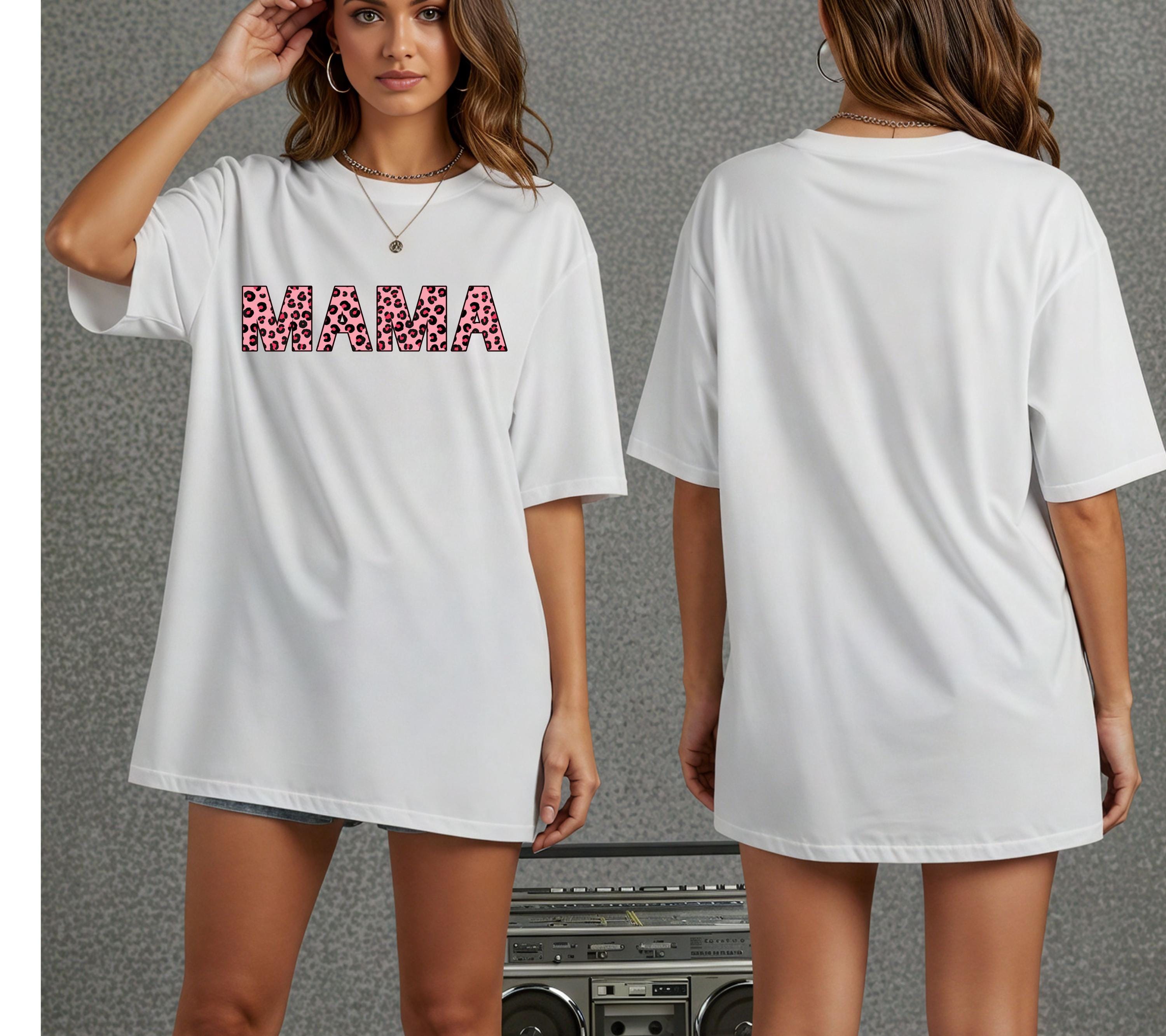 Mama Shirt Leo, Muttertag Shirt, pink, Geschenk Mama, Muttertagsgeschenk, Cool Moms Club, Mutti, Mutter, Geschenkidee, T Shirt Mama Leopard