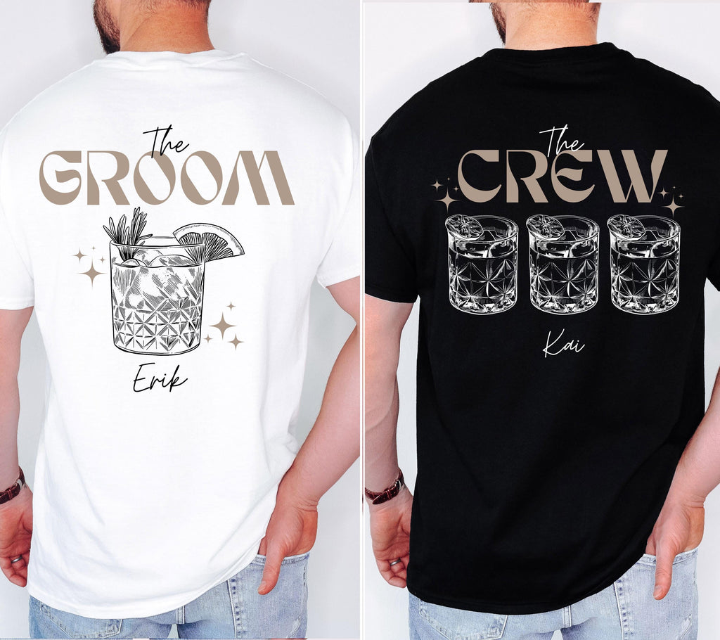 JGA Shirt Herren, Männer, Junggesellenabschied, Bräutigam, Team, Crew, Groom, Gruppenshirt, lustiges JGA Shirt, witzig, cool, JGA Herren