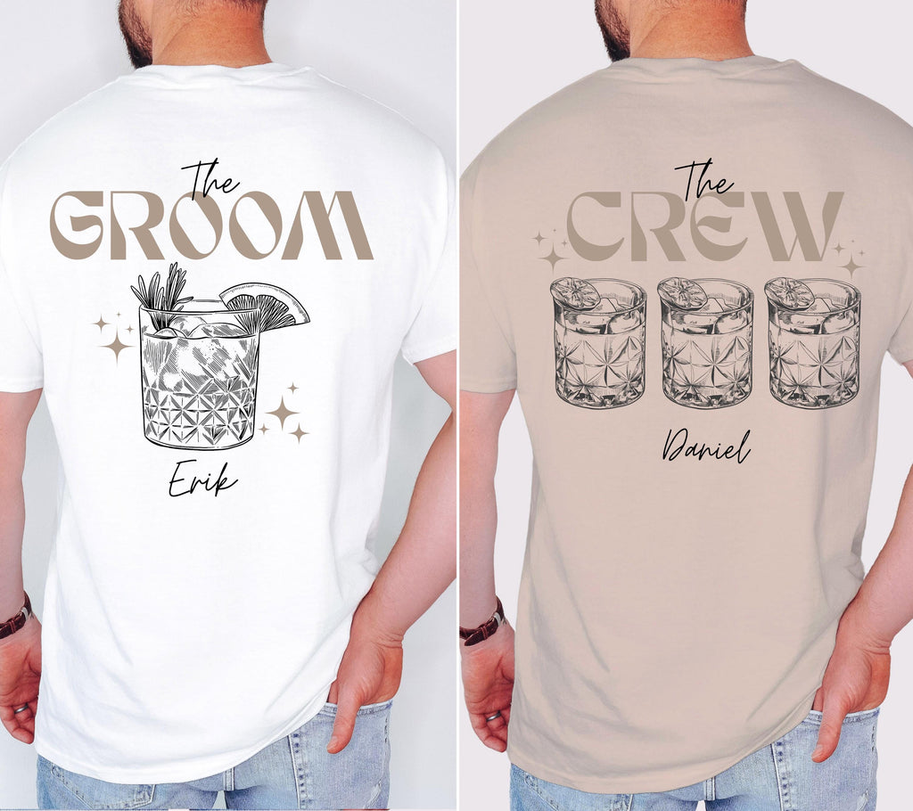 JGA Shirt Herren, Männer, Junggesellenabschied, Bräutigam, Team, Crew, Groom, Gruppenshirt, lustiges JGA Shirt, witzig, cool, JGA Herren