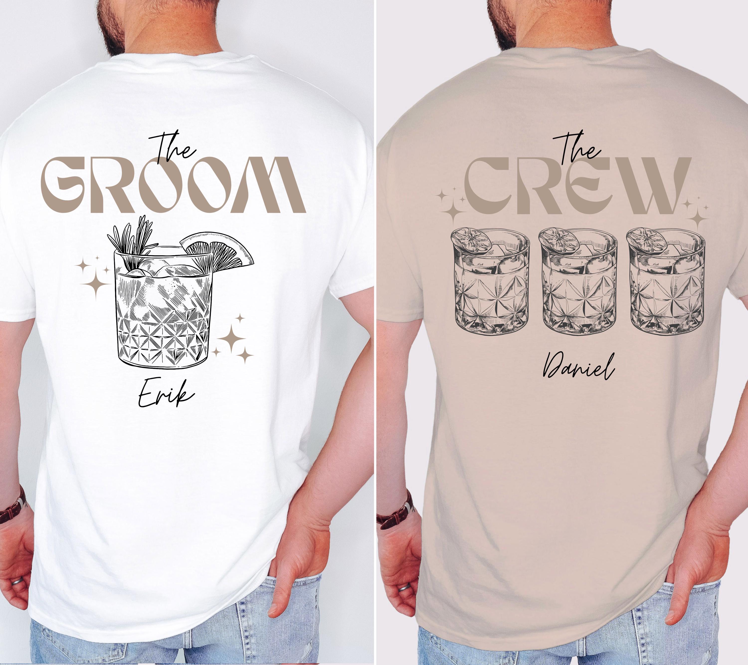 JGA Shirt Männer, Herren, Junggesellenabschied, Bräutigam Shirt, Groom, Team Shirts, JGA Shirt personalisiert, witzig, cool, JGA Herren weiß