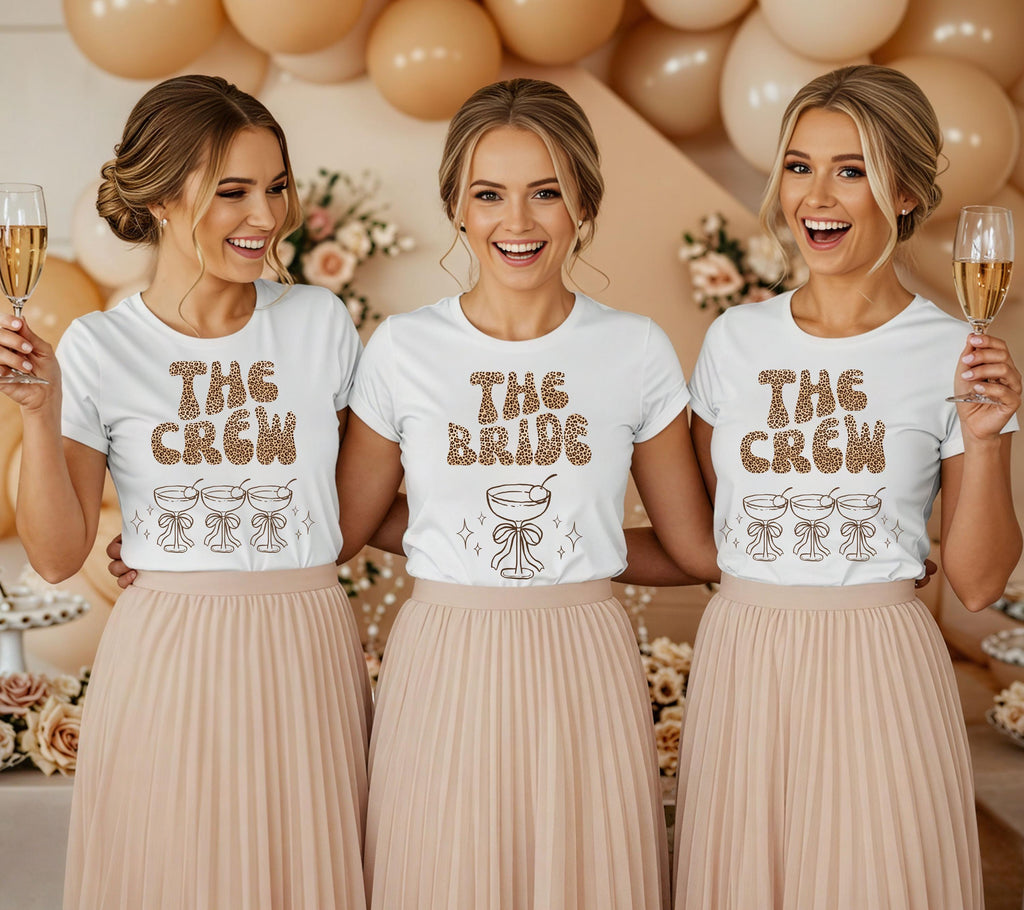 JGA Shirt, Junggesellenabschied Shirts, Team Bride, Braut Shirt , JGA Frauen, Gruppenshirt, Hochzeit, Leo Muster, Leopard Damen, Print vorne