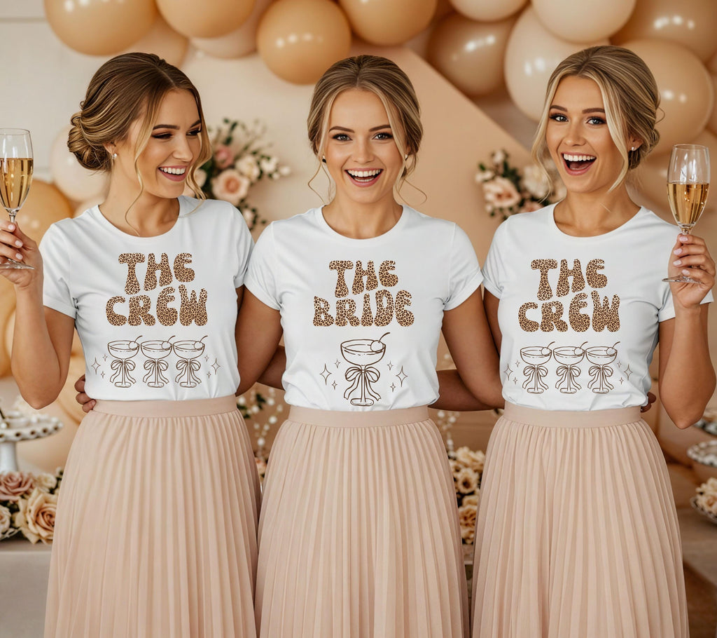 JGA Shirt, Junggesellenabschied Shirts, Team Bride, Braut Shirt , JGA Frauen, Gruppenshirt, Hochzeit, Leo Muster, Leopard Damen, Print vorne