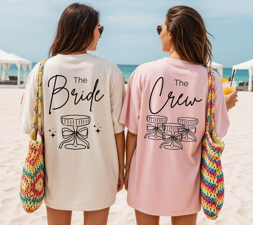 JGA Shirt Damen, Junggesellinnenabschied Shirts, Bride, Hochzeit, Team Shirts, Braut Shirt, JGA Frauen, Gruppen T Shirt, Backprint, Crew