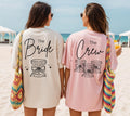 JGA Shirt Damen, Junggesellinnenabschied Shirts, Bride, Hochzeit, Team Shirts, Braut Shirt, JGA Frauen, Gruppen T Shirt, Backprint, Crew