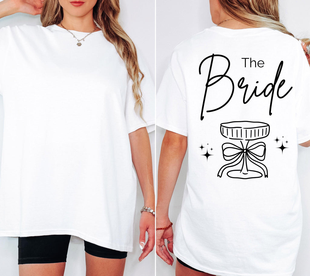JGA Shirt Damen, Junggesellinnenabschied Shirts, Bride, Hochzeit, Team Shirts, Braut Shirt, JGA Frauen, Gruppen T Shirt, Backprint, Crew