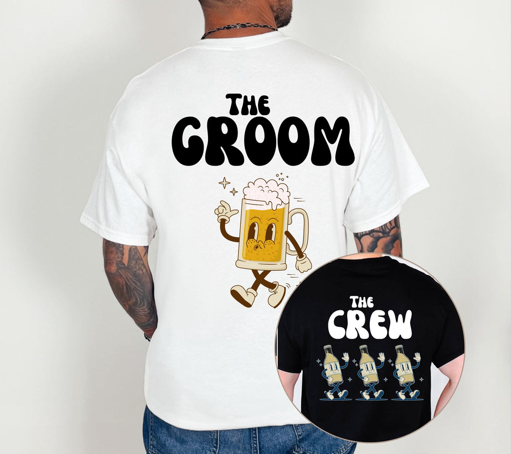 JGA Shirt Herren, Männer, Junggesellenabschied, Bräutigam, Team, Crew, Groom, Gruppenshirt, lustiges JGA Shirt, witzig, cool, JGA Herren