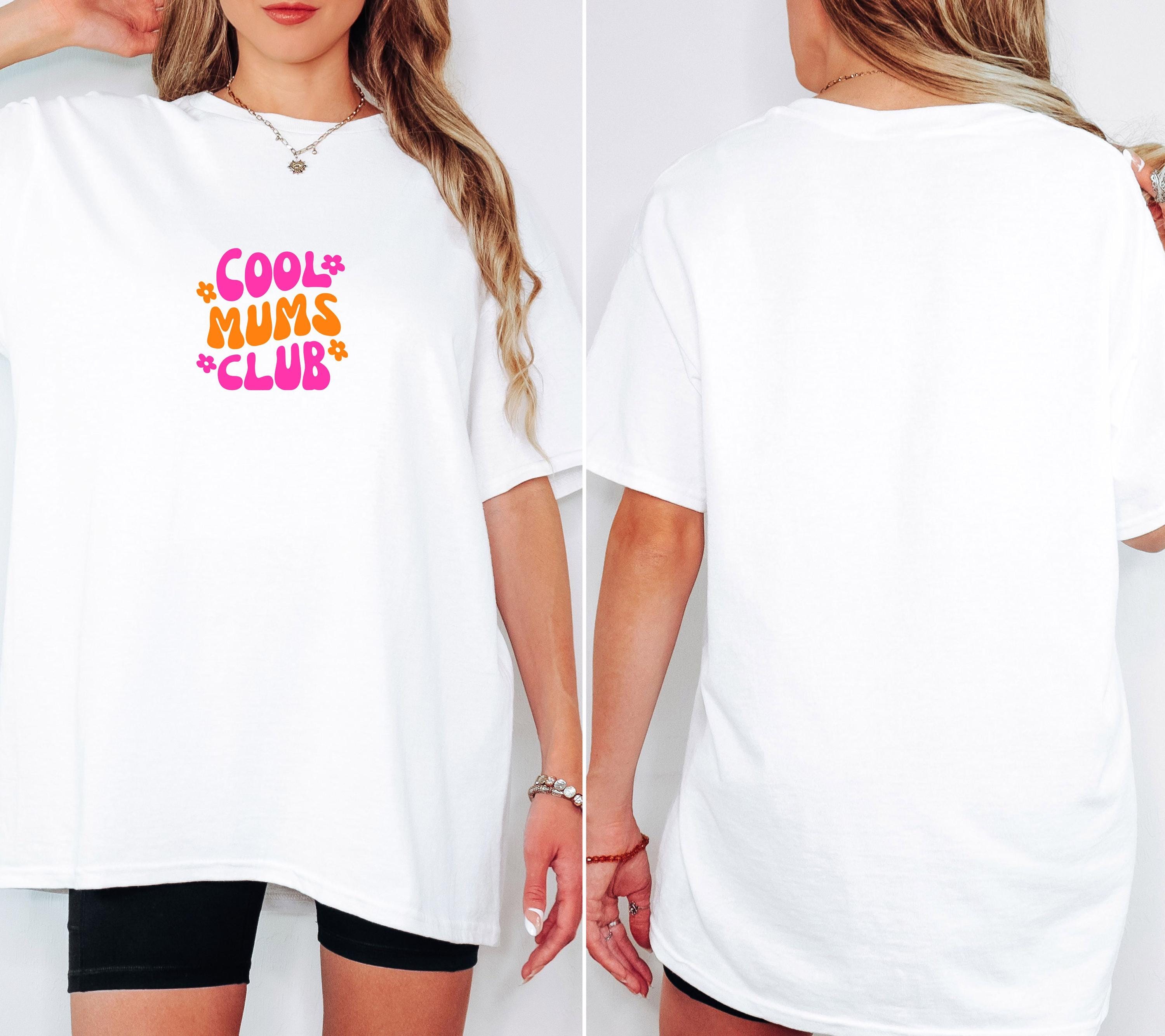 Mama Shirt, Muttertag Shirt, pink orange, Geschenk Mama, Muttertagsgeschenk, Cool Moms Club, Mutti, Mutter, Geschenkidee, T Shirt Mama rosa