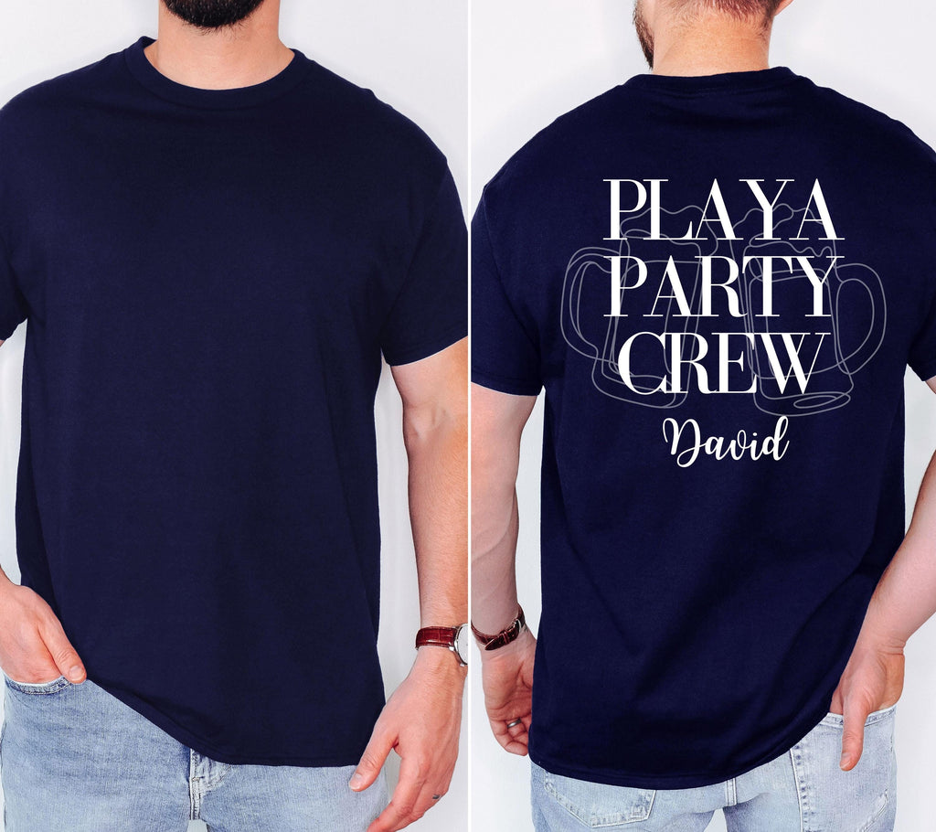 Malle Shirts Herren, Backprint, Malle 2026, Malle Shirt, Männer, personalisiert, Mallorca Shirts, Bier Shirt, Sauf T Shirt, Gruppenshirt