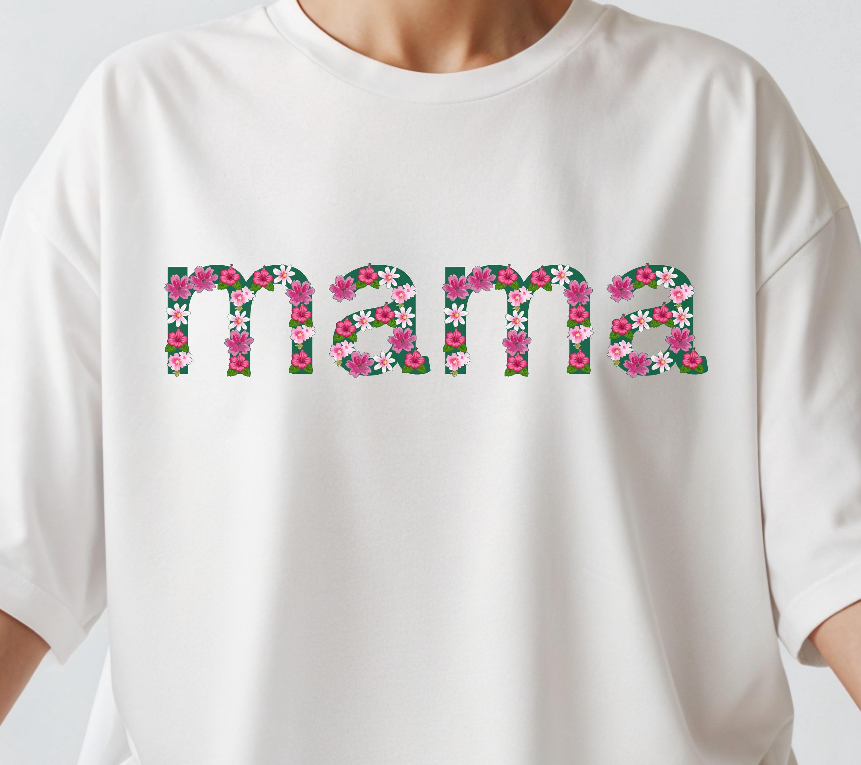 Mama Floral Shirt, Mothers Day Gift, Blumen Mama Shirt, Geschenk Mama, Mom Shirt, Flower Shirt, Muttertag Geschenk, Muttertagsgeschenk