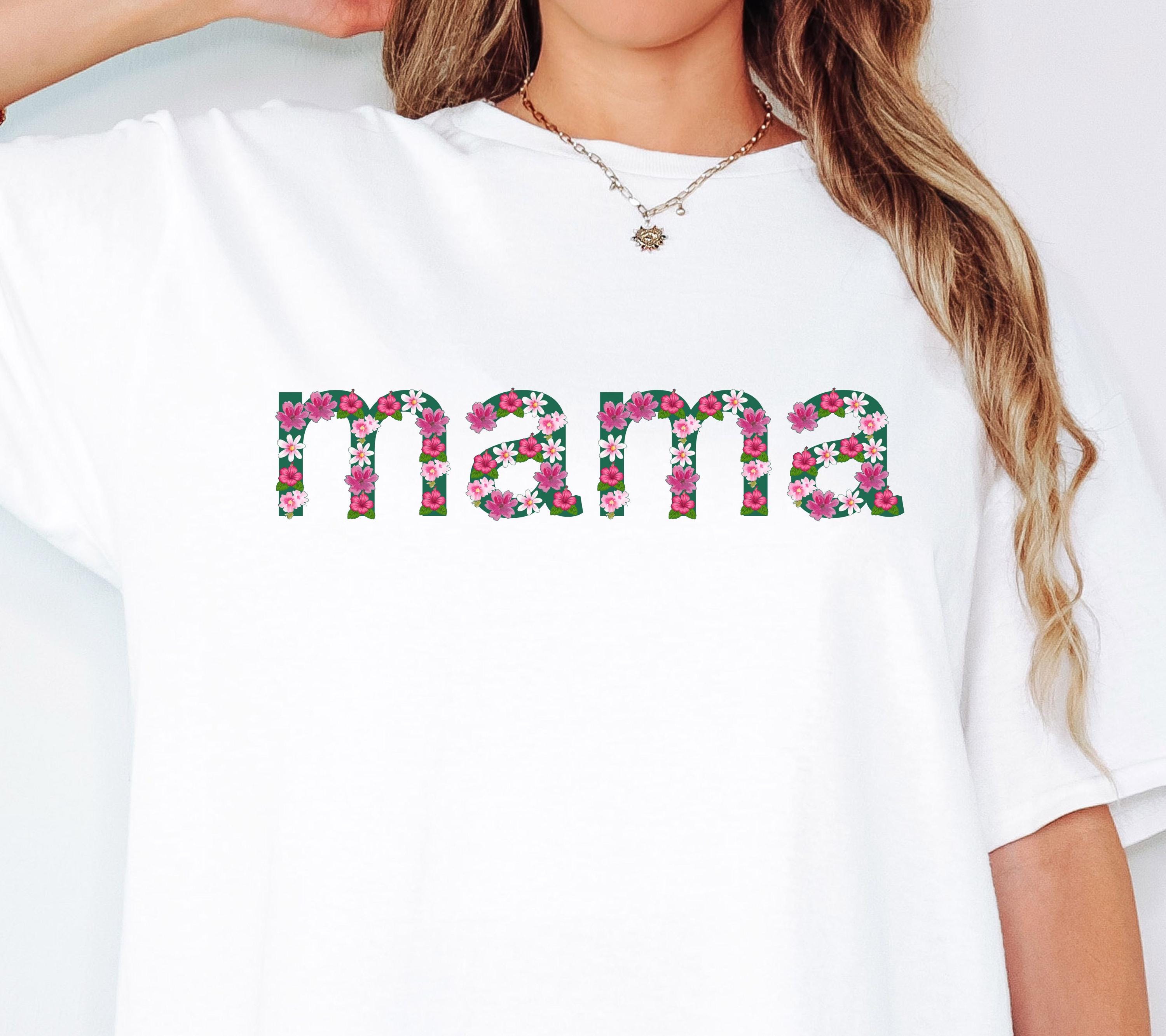 Mama Floral Shirt, Mothers Day Gift, Blumen Mama Shirt, Geschenk Mama, Mom Shirt, Flower Shirt, Muttertag Geschenk, Muttertagsgeschenk