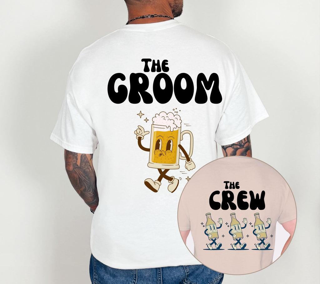 JGA Shirt Herren, Männer, Junggesellenabschied, Bräutigam, Team, Crew, Groom, Gruppenshirt, lustiges JGA Shirt, witzig, cool, JGA Herren