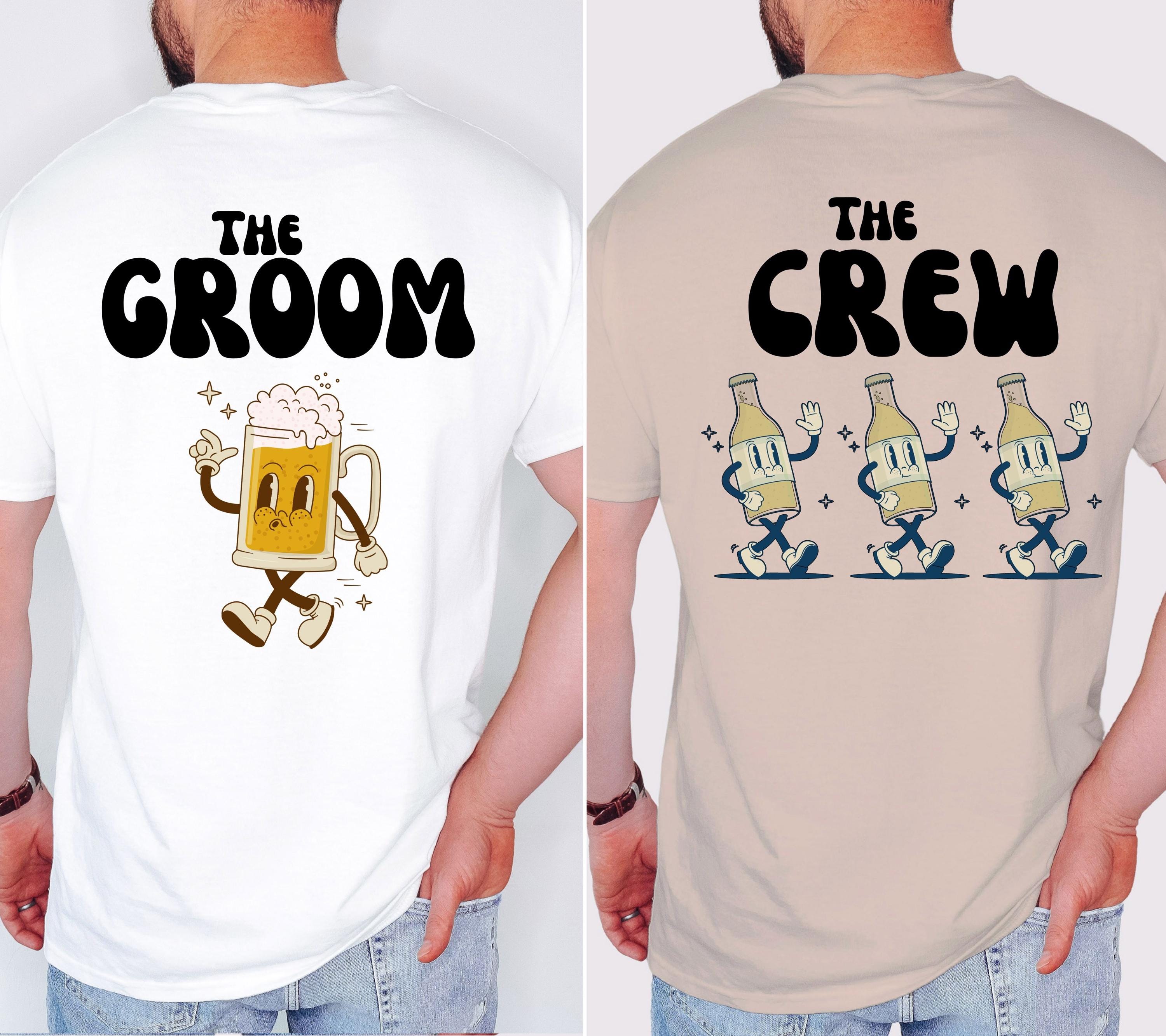 JGA Shirt Herren, Männer, Junggesellenabschied, Bräutigam, Team, Crew, Groom, Gruppenshirt, lustiges JGA Shirt, witzig, cool, JGA Herren