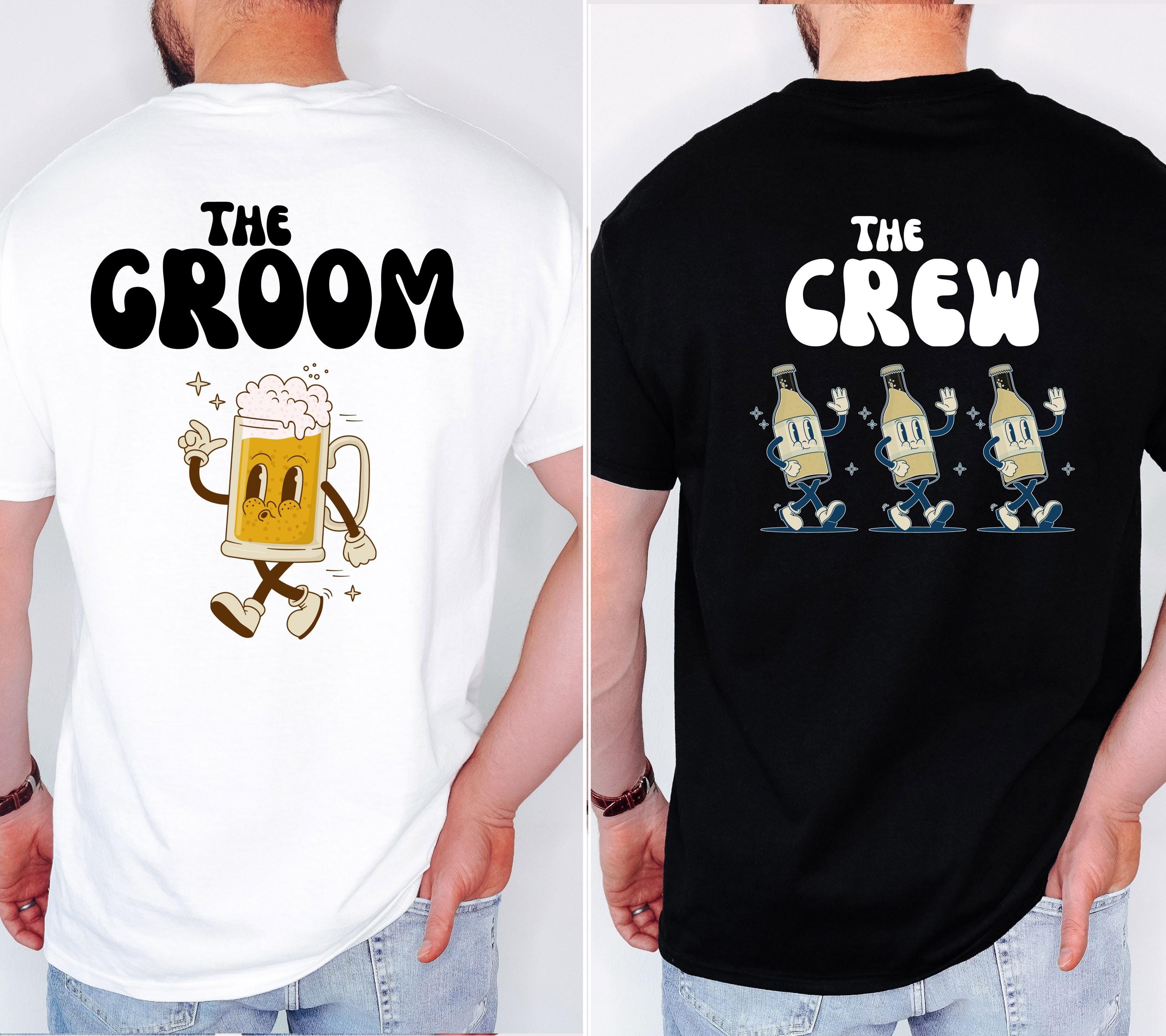 JGA Shirt Herren, Männer, Junggesellenabschied, Bräutigam, Team, Crew, Groom, Gruppenshirt, lustiges JGA Shirt, witzig, cool, JGA Herren