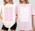 JGA Shirt, JGA Shirts Frauen, Junggesellinnenabschied, Team Braut, Braut Tshirt, Bride Shirt, JGA Frauen, Gruppen T Shirt, Damen Shirt rosa
